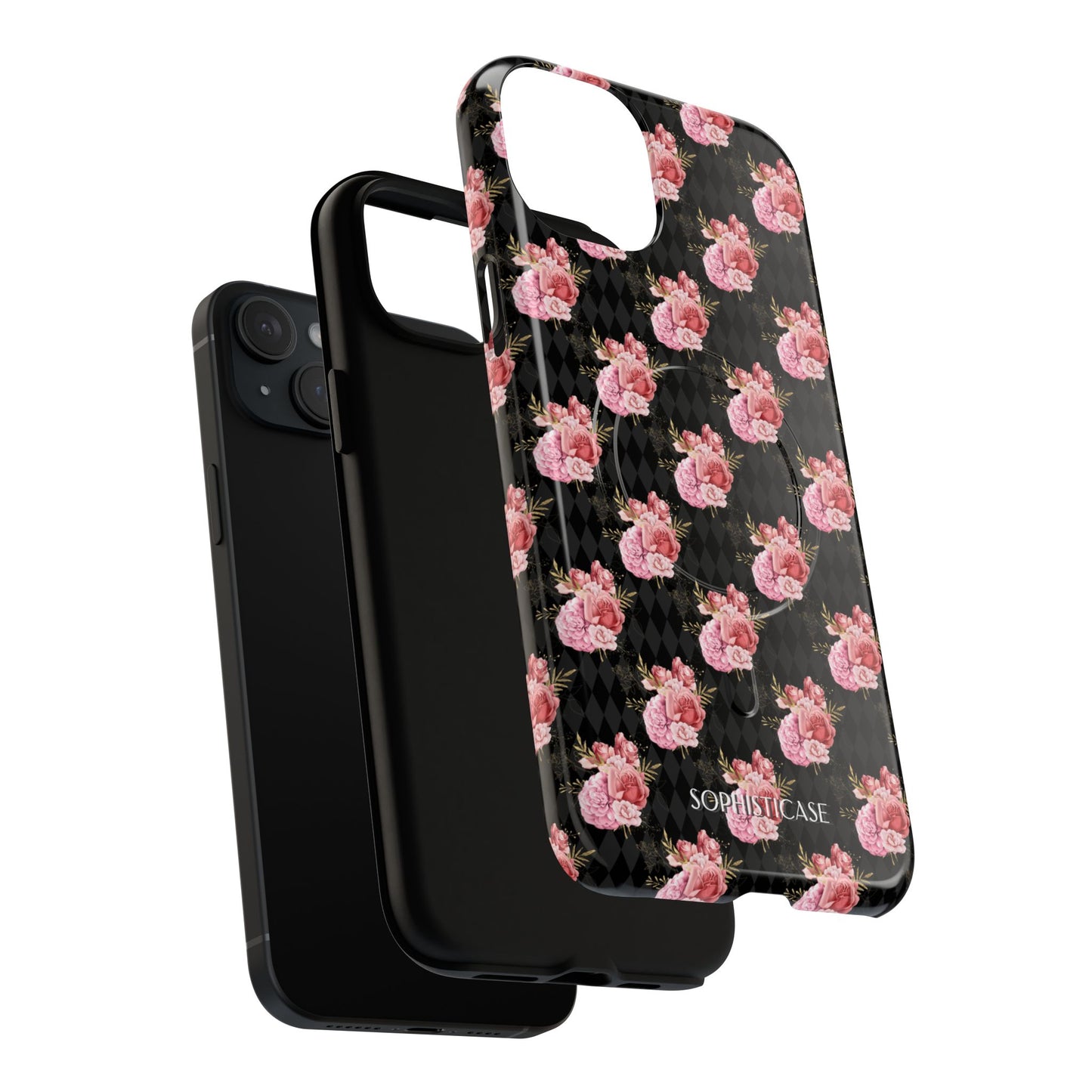 Rose Diamond Romance in Vivienne - Magsafe Phone Case