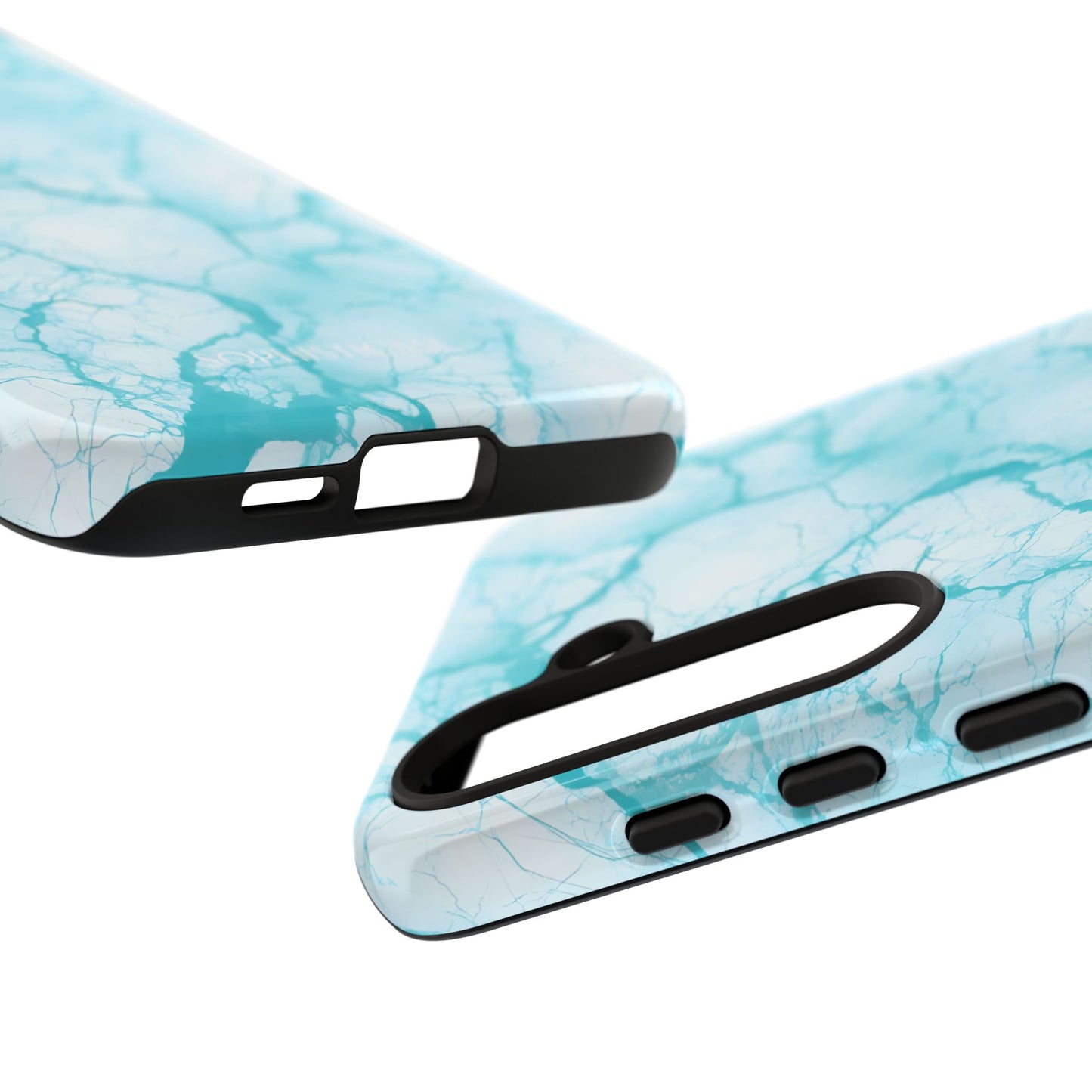 Marble Opulence in Aqua - Tough Phone Case