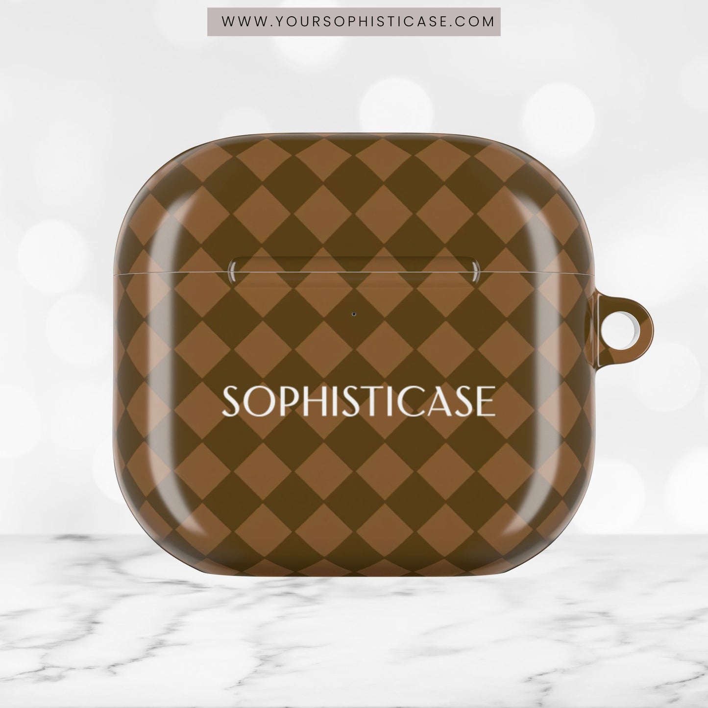 AirPod Cases - Diamond Diva in Brown