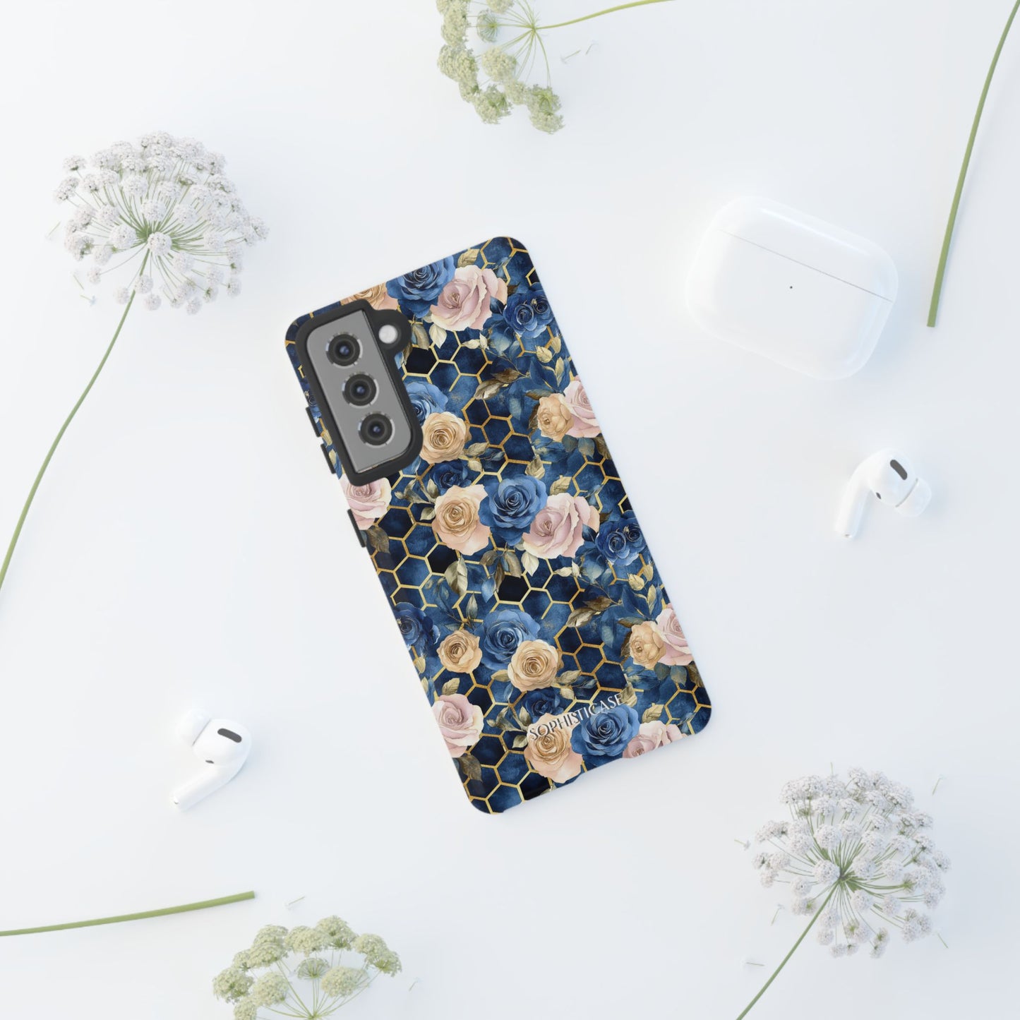 Royal Floral in Midnight Rose - Tough Phone Case
