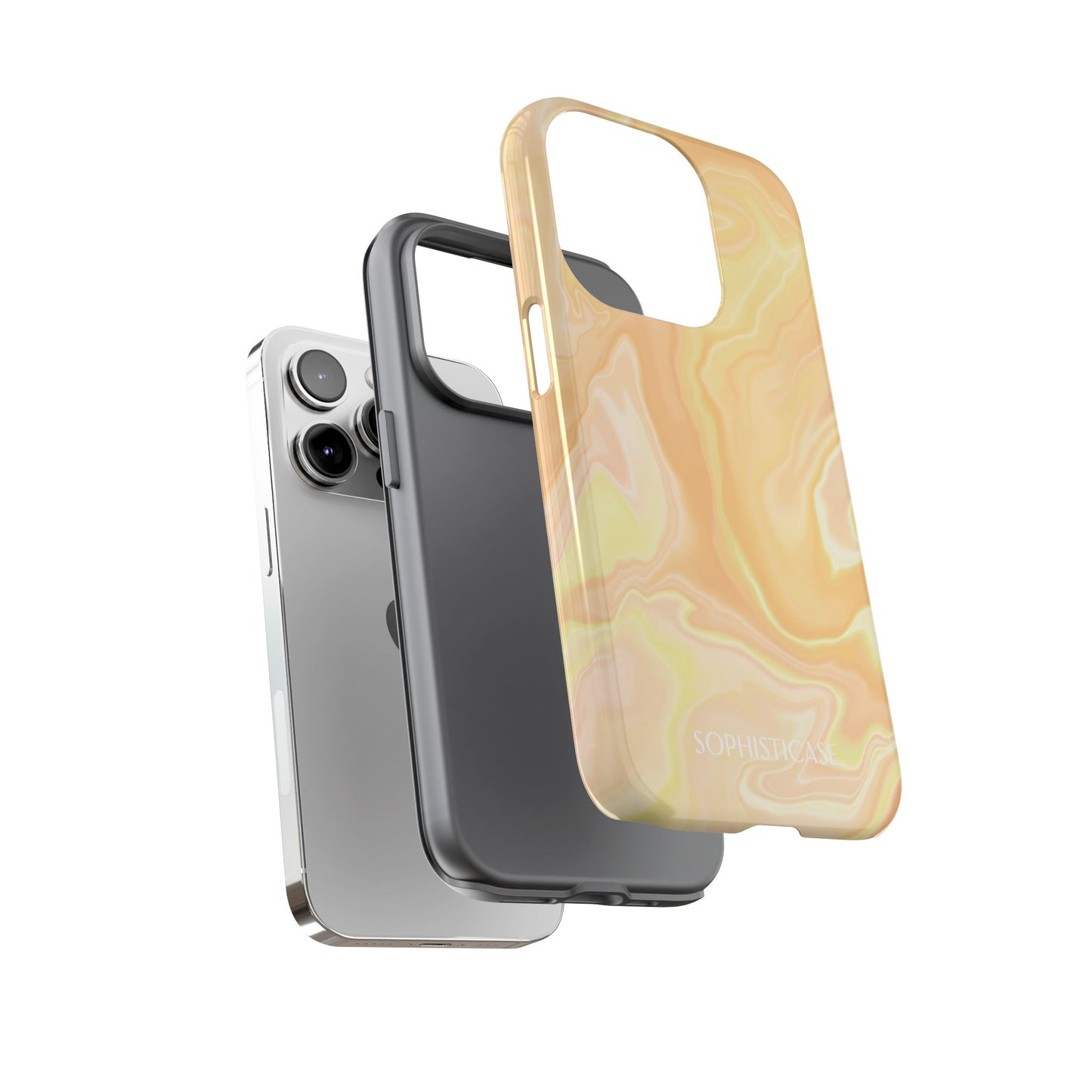 Liquid Magic in Yellow Haze - iPhone Case
