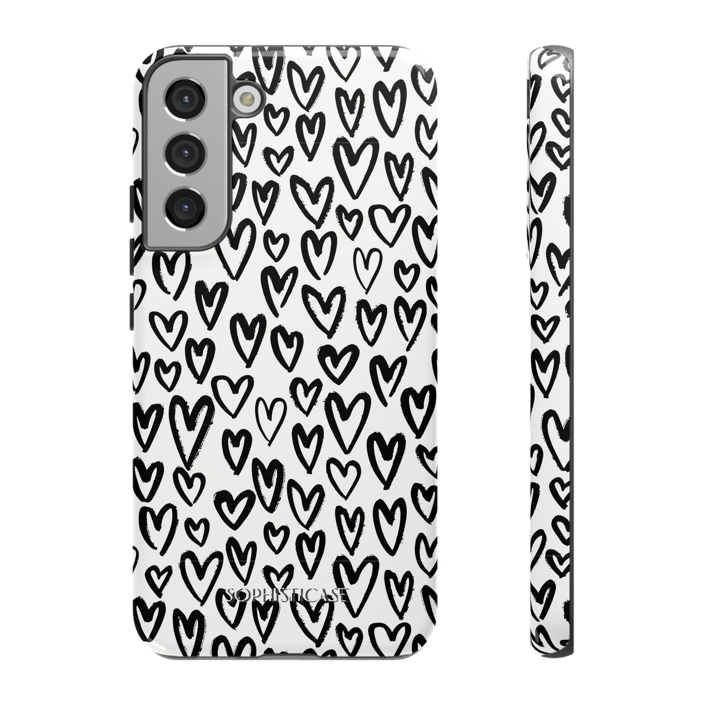 Dark Thoughts in Urban Heart - Tough Phone Case