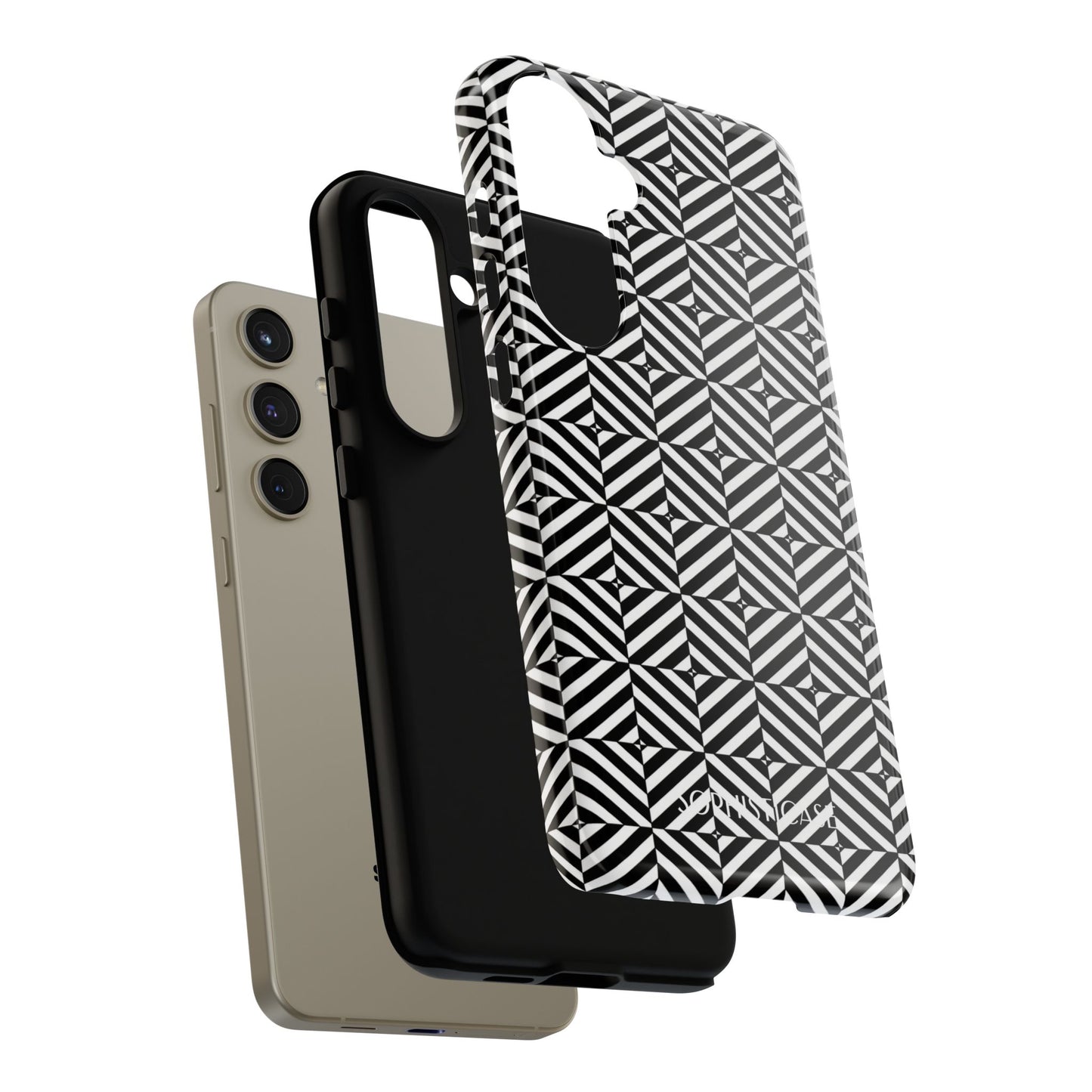 Illusions in Black - Tough Phone Case for Samsung Galaxy