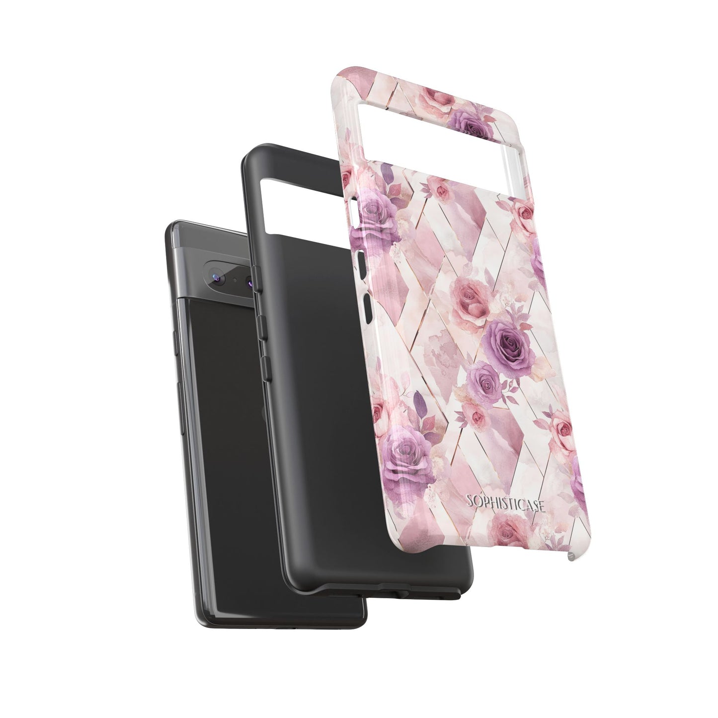 Royal Floral in Mauve Rose - Tough Phone Case