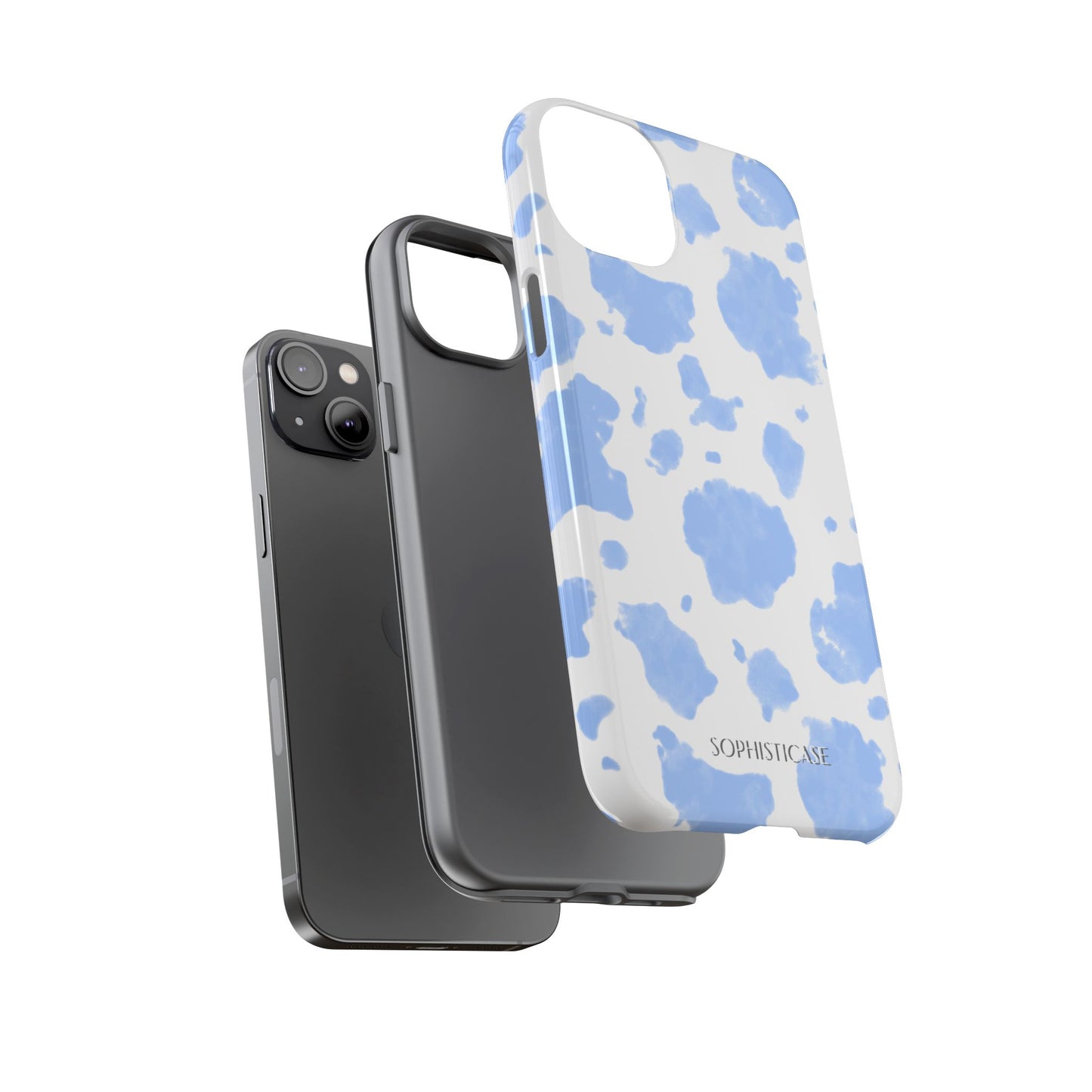 Holy Cow in Blue - iPhone Case