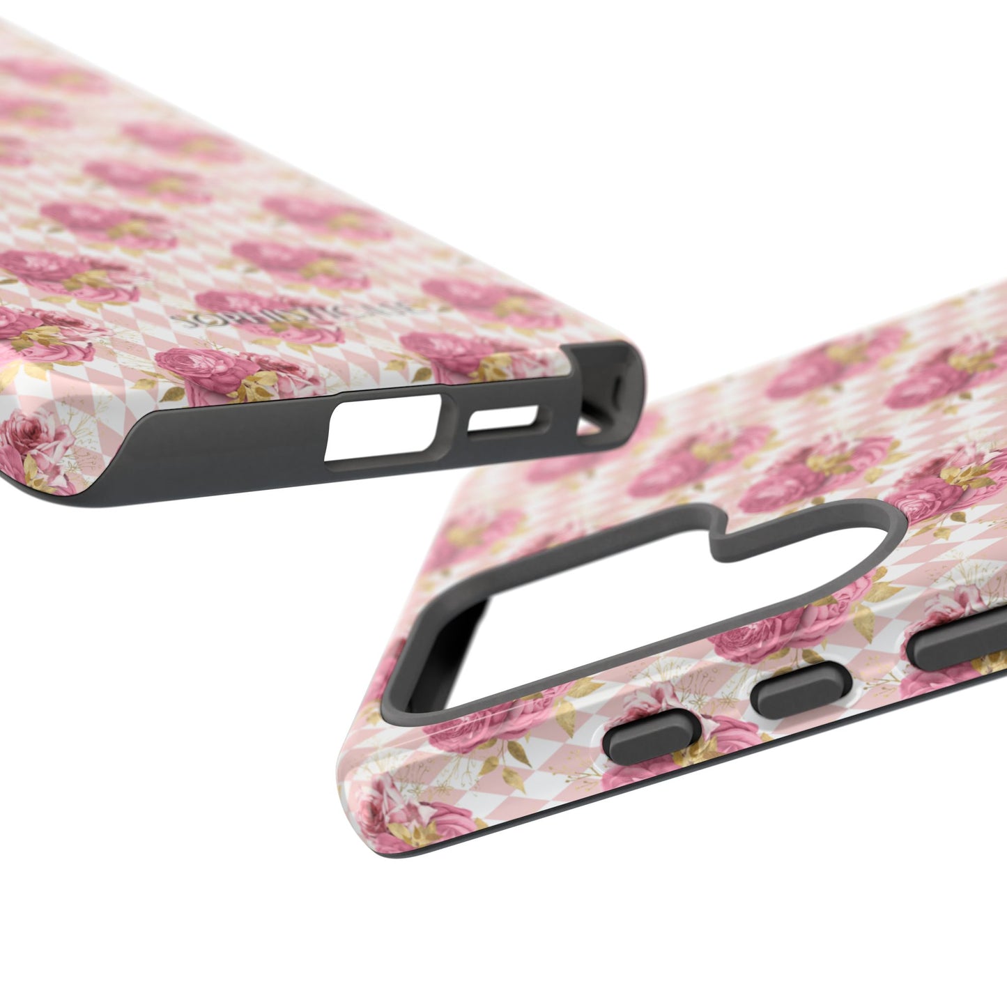 Rose Diamond Romance in Sienna - Tough Phone Case