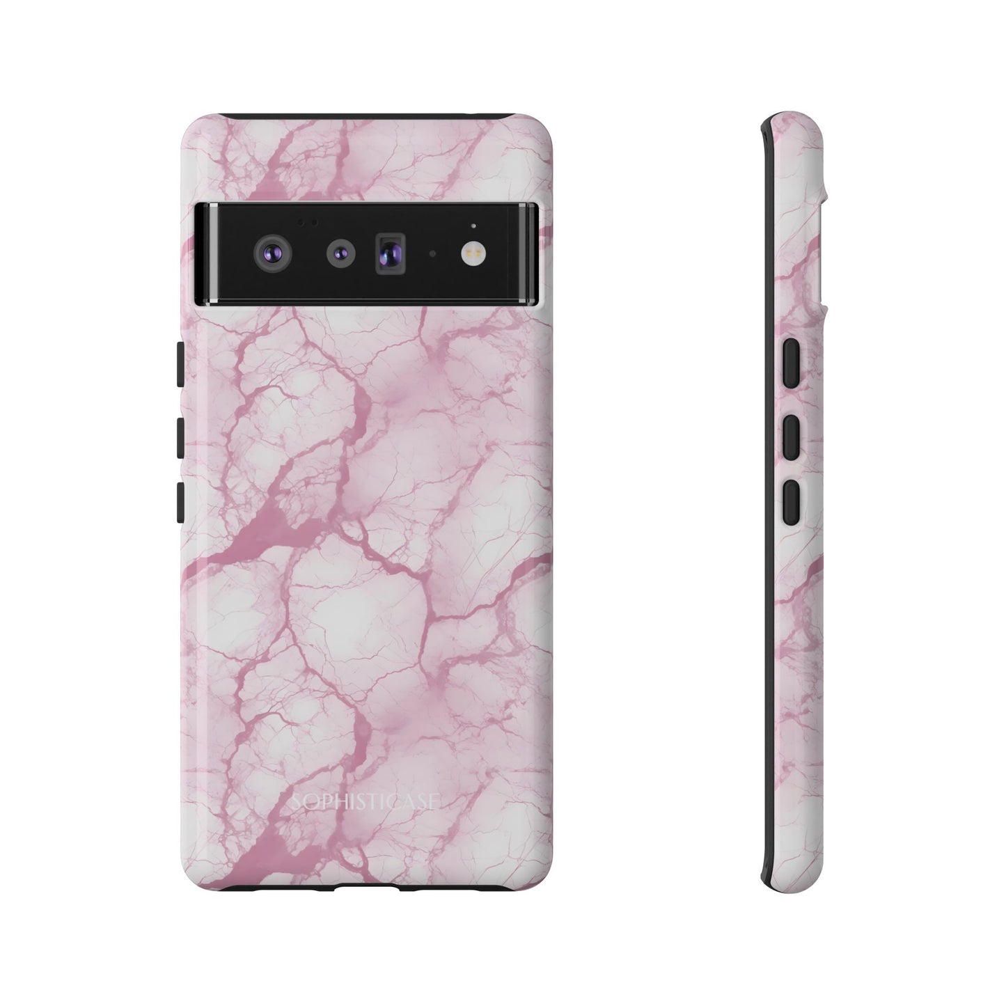 Marble Opulence in Pink - Tough Phone Case
