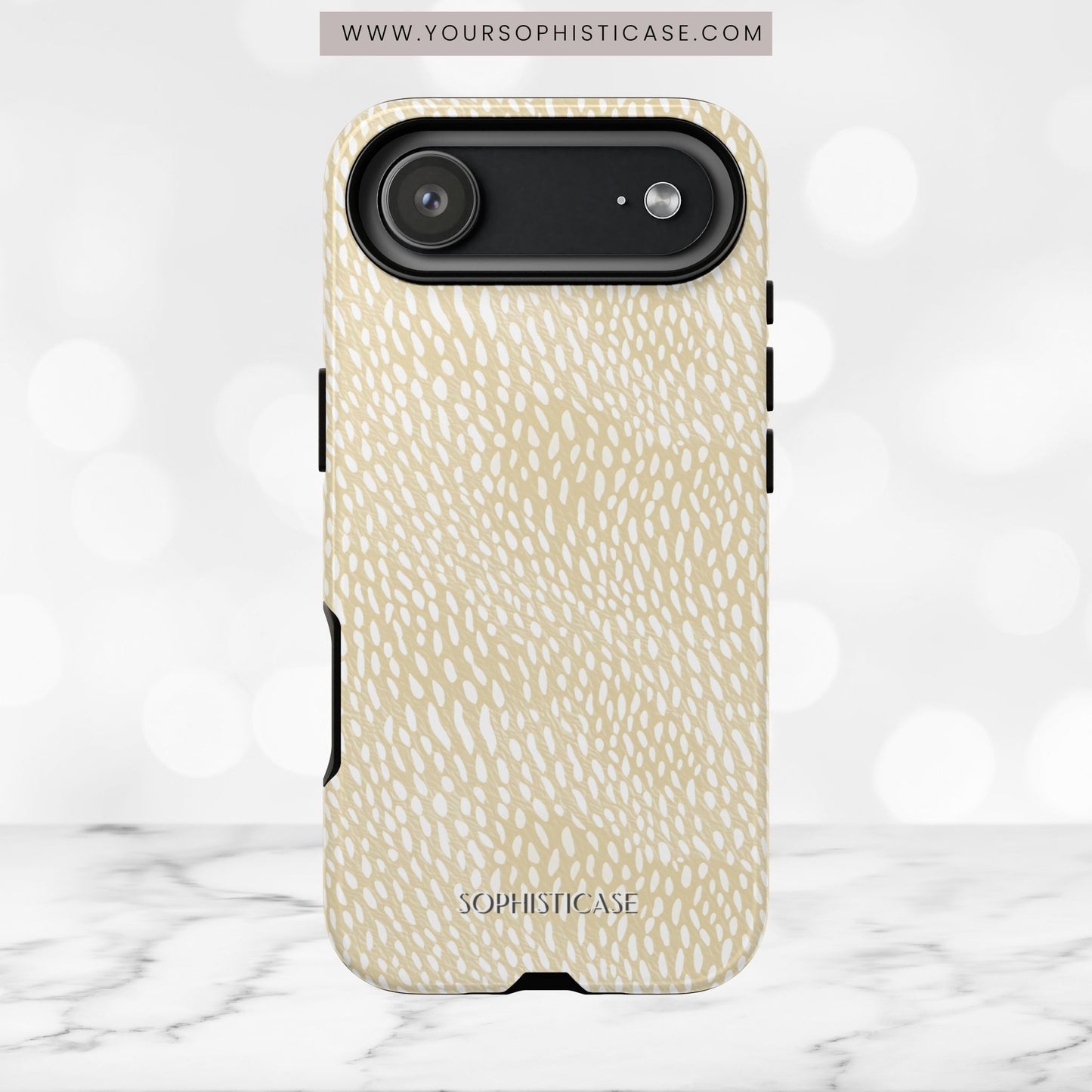 Oh Deer! in Neutral Beige- Tough Phone Case