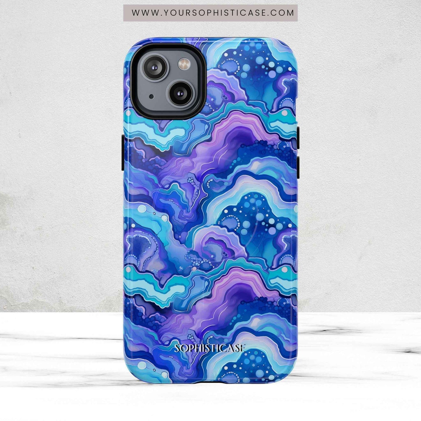 Nightstone in Lapis Wave - Magsafe Case