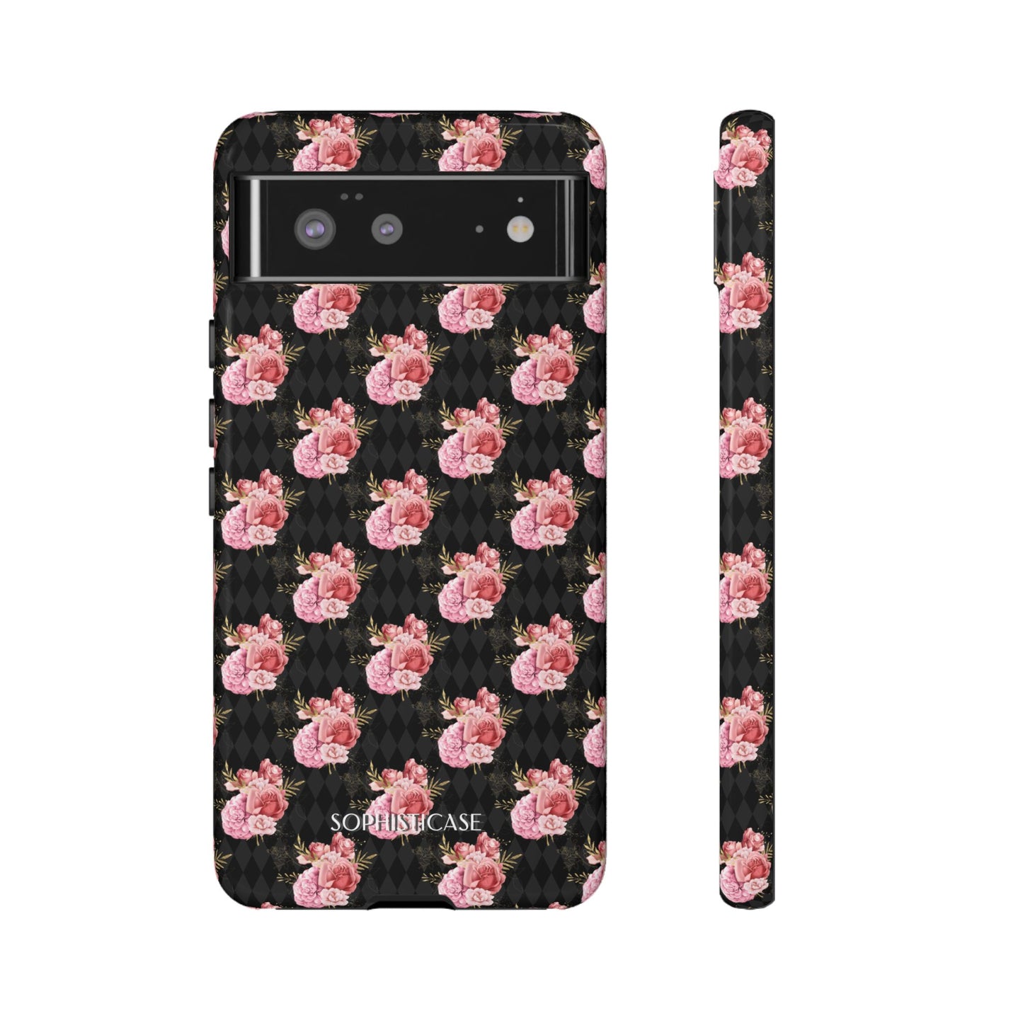 Rose Diamond Romance in Vivienne - Tough Phone Case