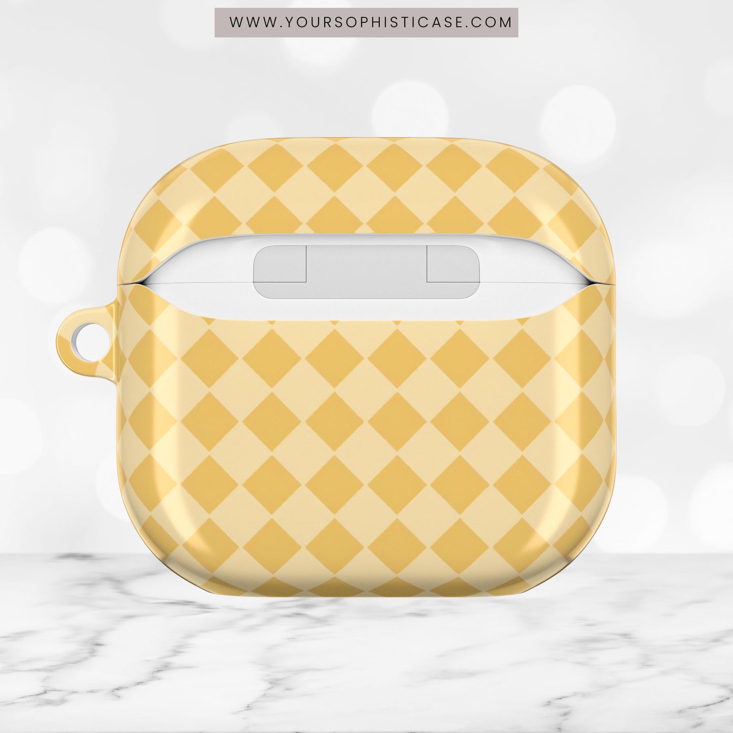 AirPod Cases - Diamond Diva in Mustard
