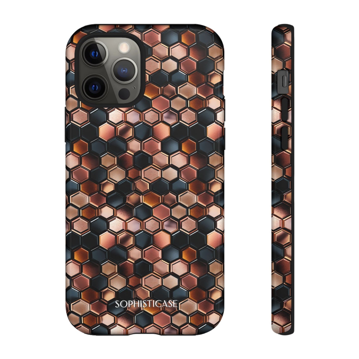 Rose' Runway in Honeycomb Mosaic - Tough Phone Case