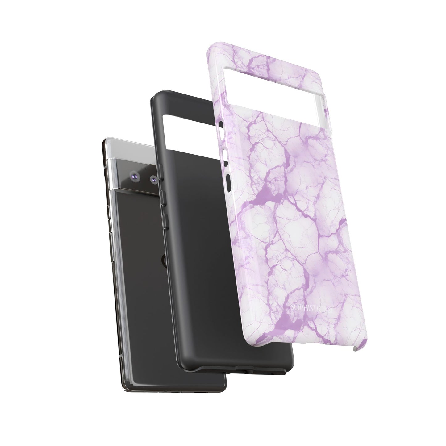 Marble Opulence in Purple - Google Pixel Case