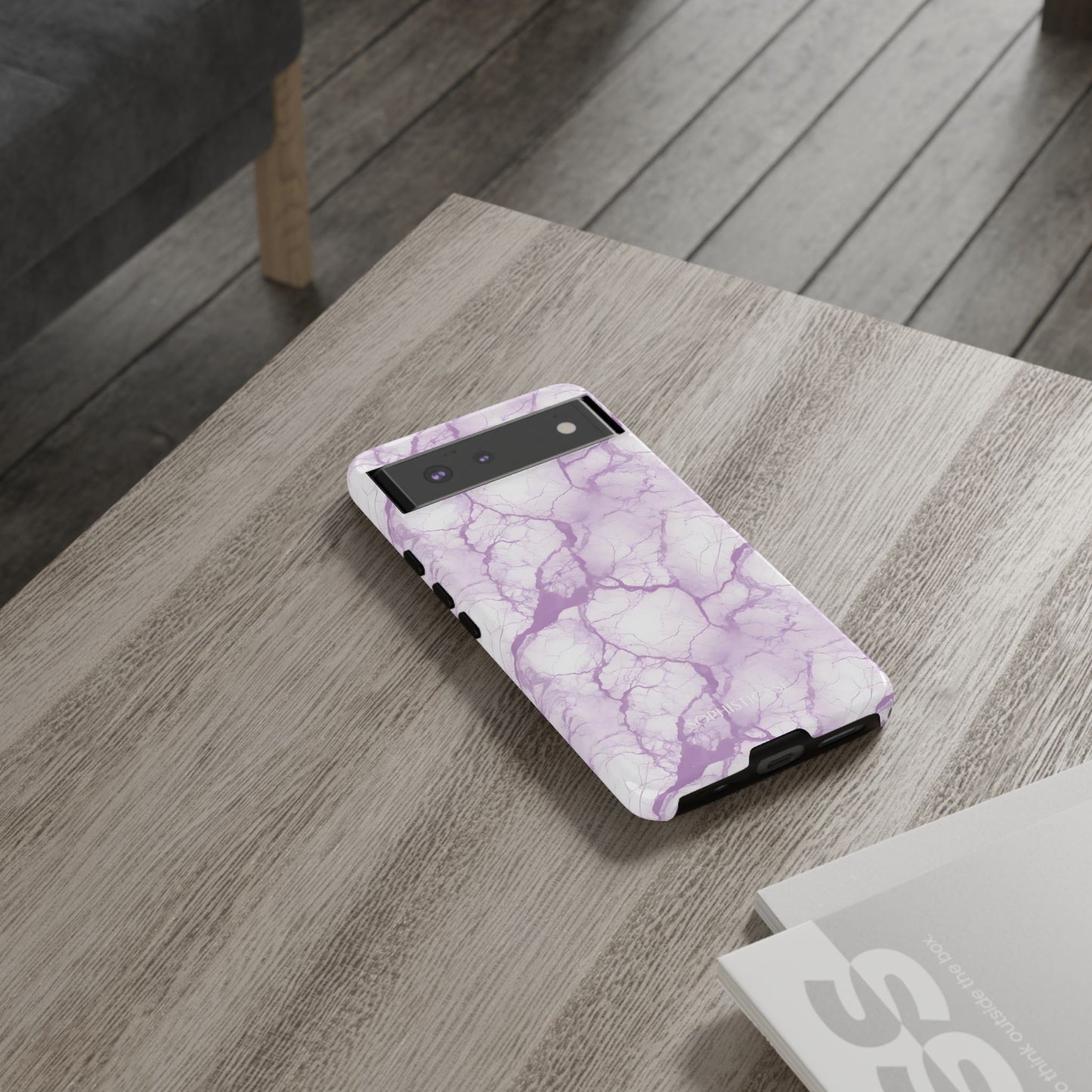 Marble Opulence in Purple - Tough Phone Case