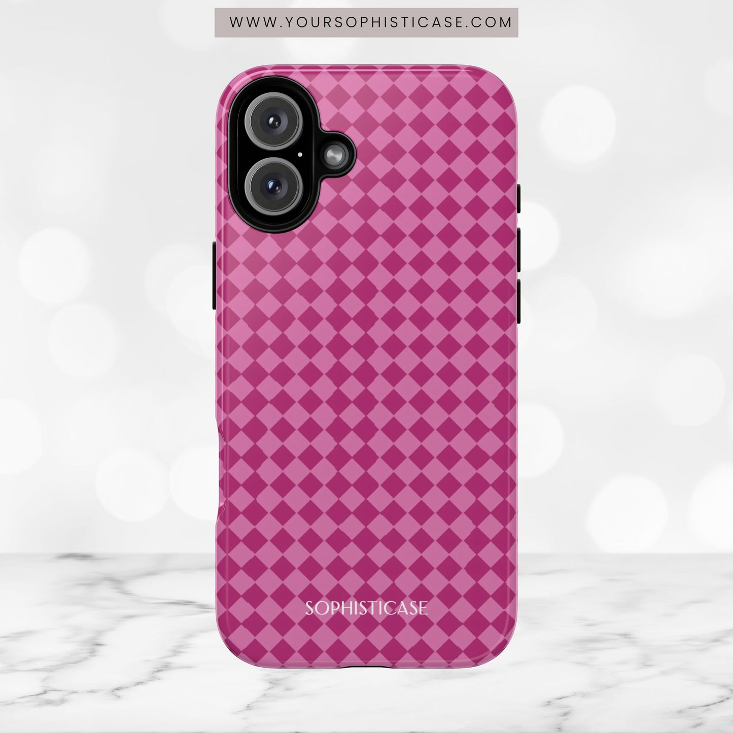 Diamond Diva in Plum - iPhone Case