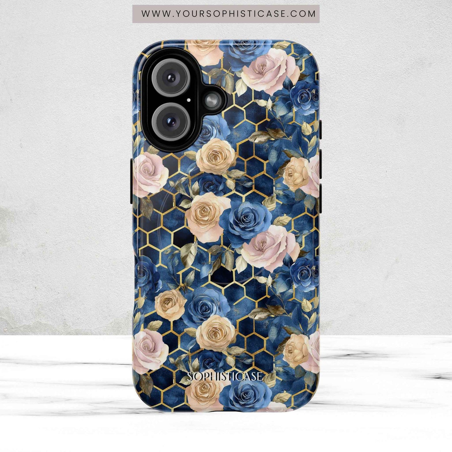 Royal Floral in Midnight Rose - iPhone Magsafe Case