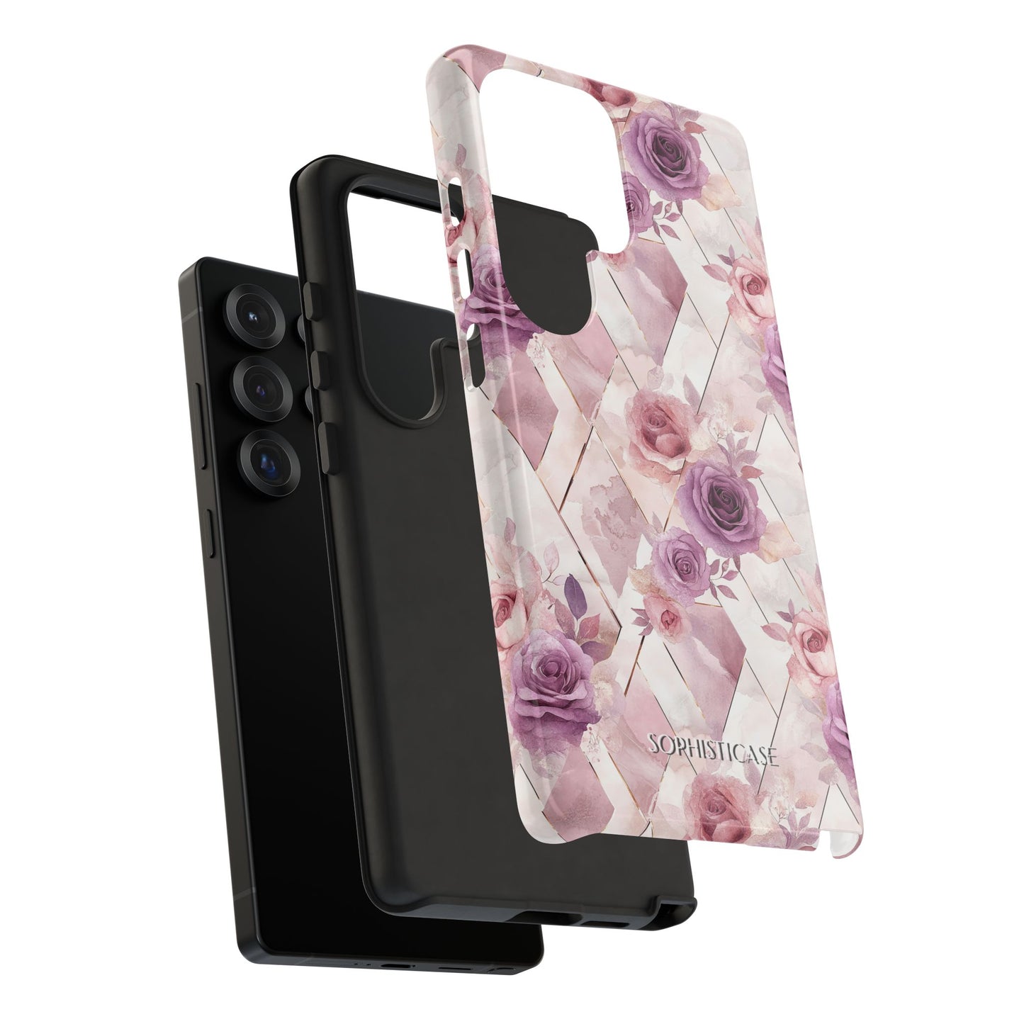 Royal Floral in Mauve Rose - Tough Phone Case