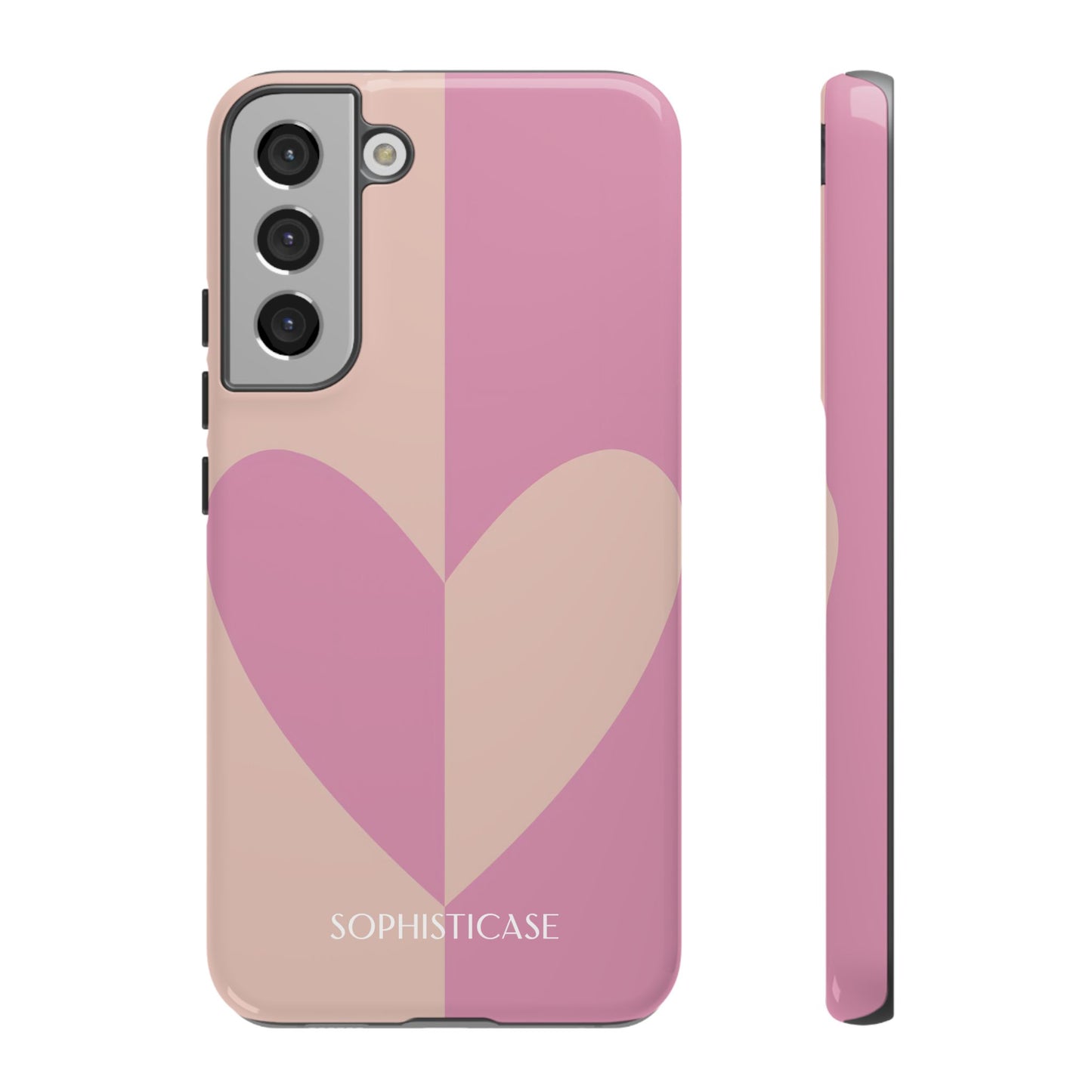 Be Mine in Pink and Brown - Tough Phone Case for Samsung Galaxy - Sophisticase