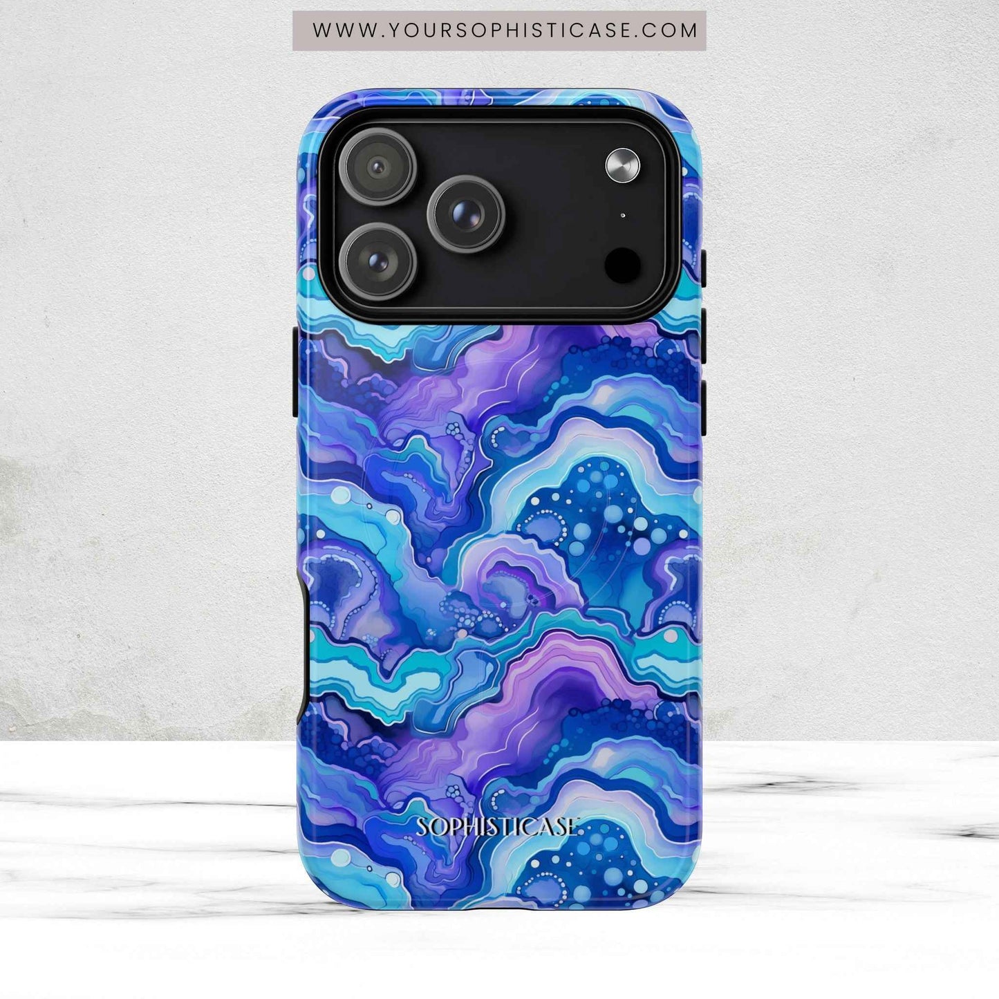 Nightstone in Lapis Wave - Magsafe Case