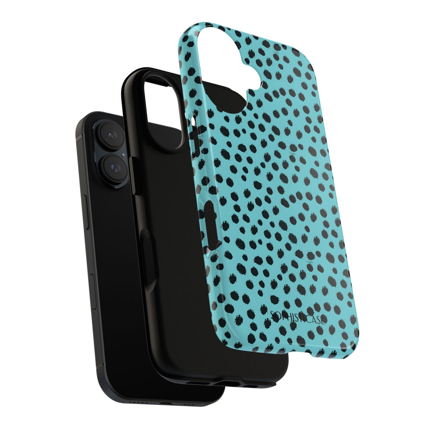 Cheetahs and Liars in Aqua - Tough Phone Case