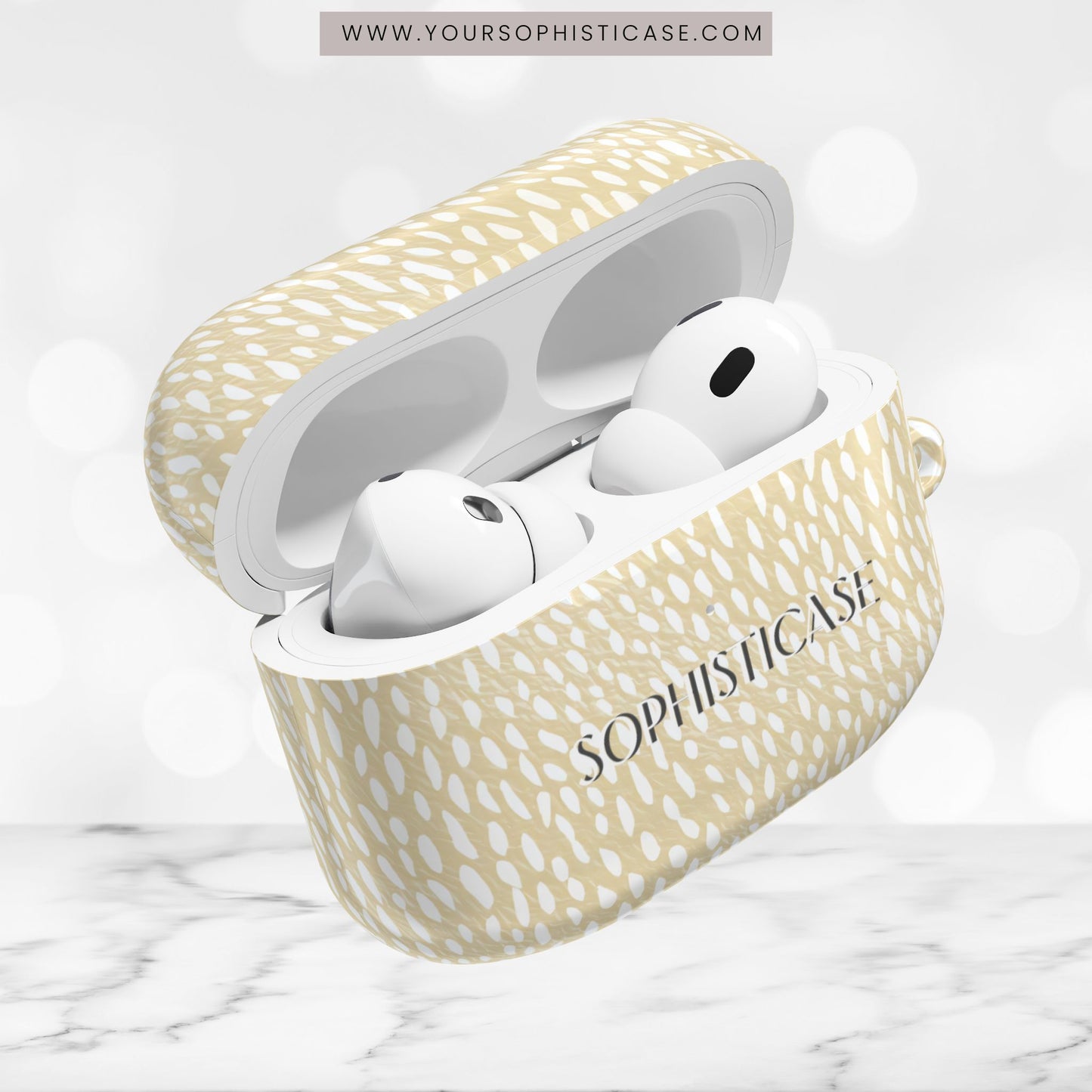 AirPod Cases - Oh Deer! in Neutral Beige
