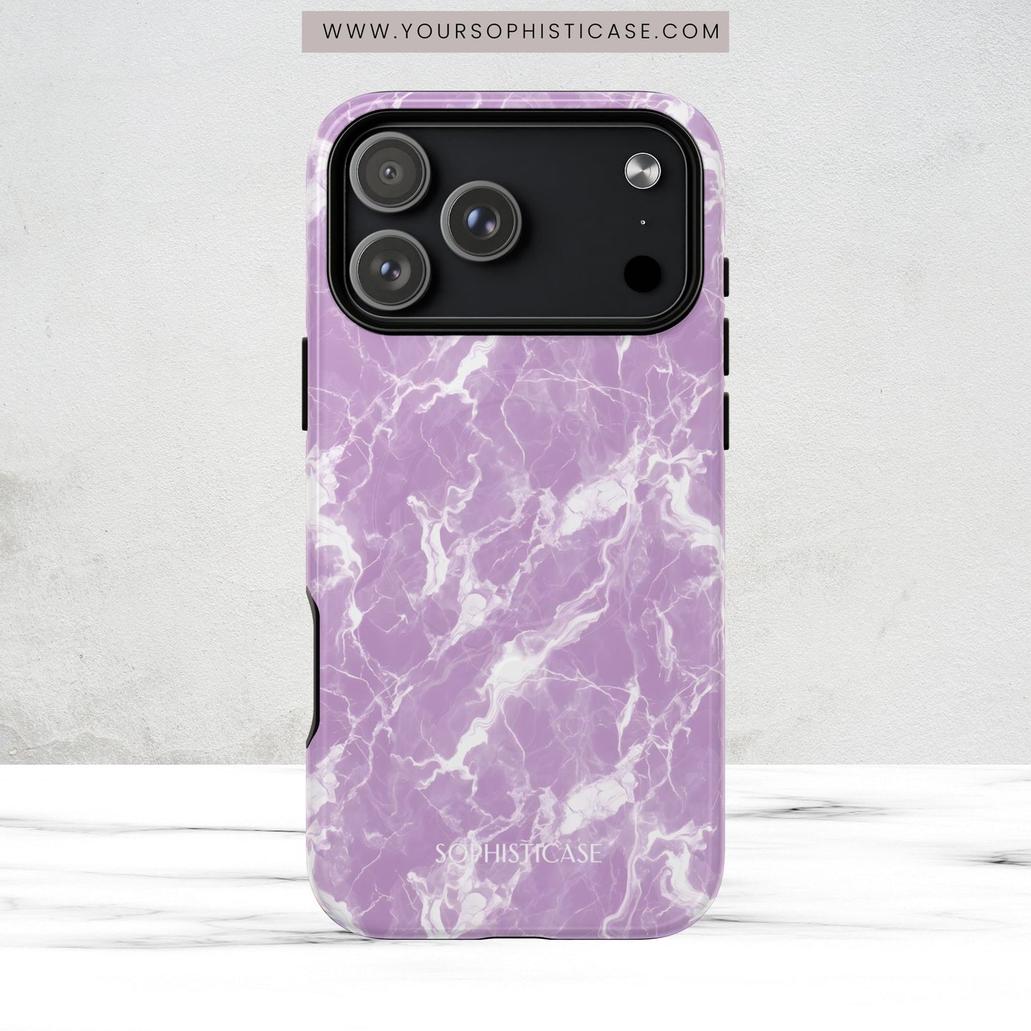 Marble Crush in Purple - Magsafe Case
