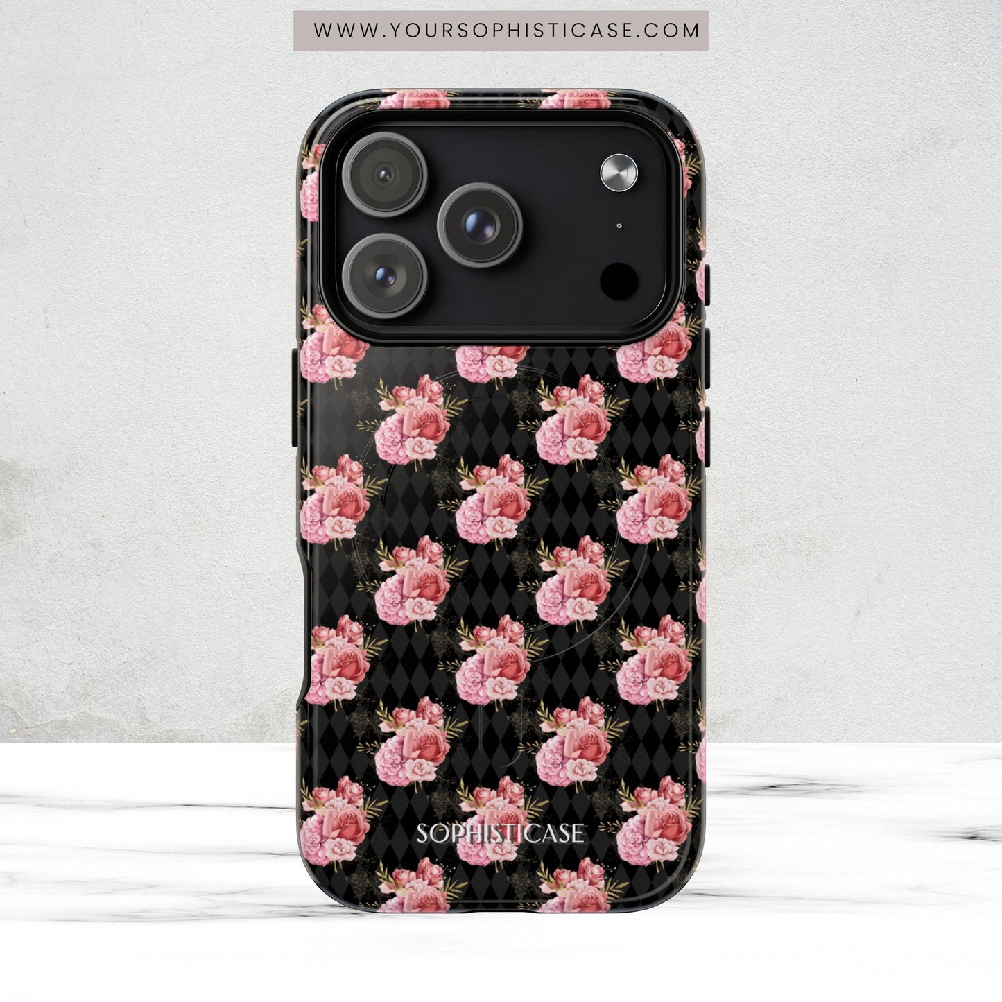 Rose Diamond Romance in Vivienne - Magsafe Case