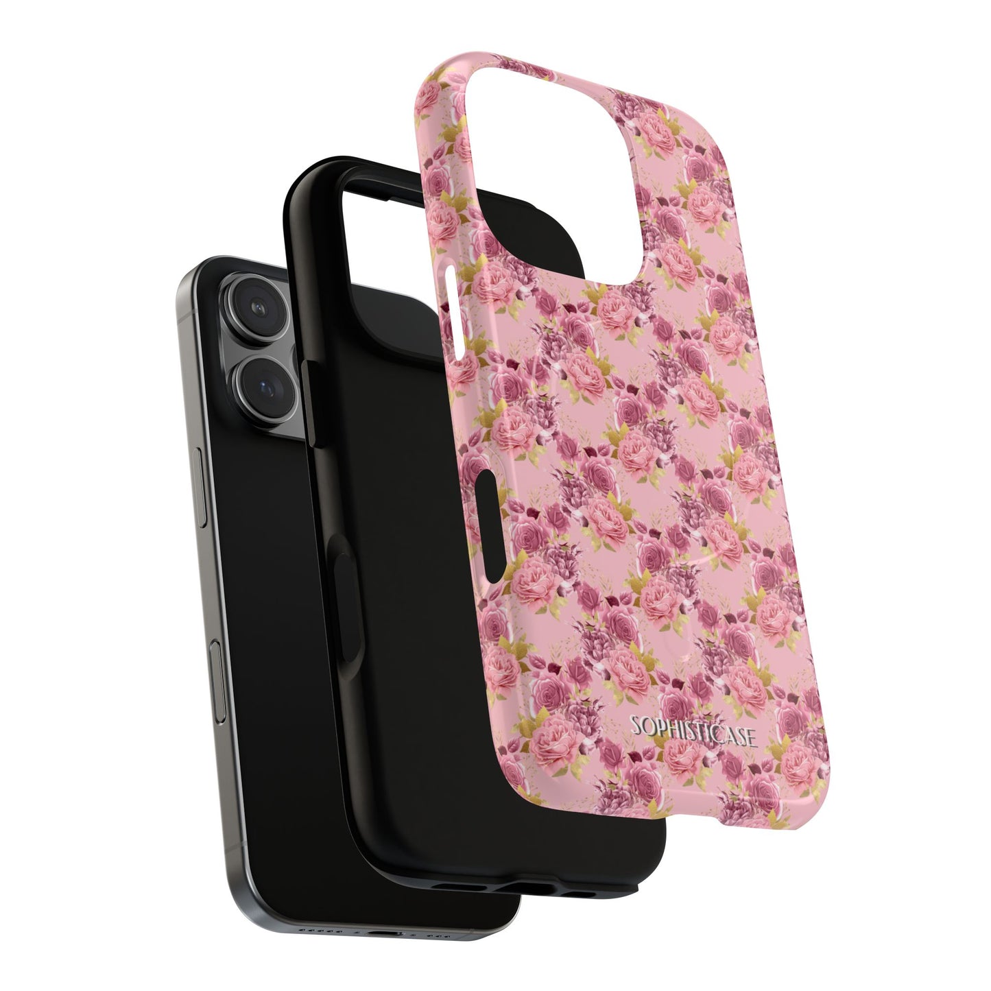 Rose Diamond Romance in Amelie - Magsafe Phone Case