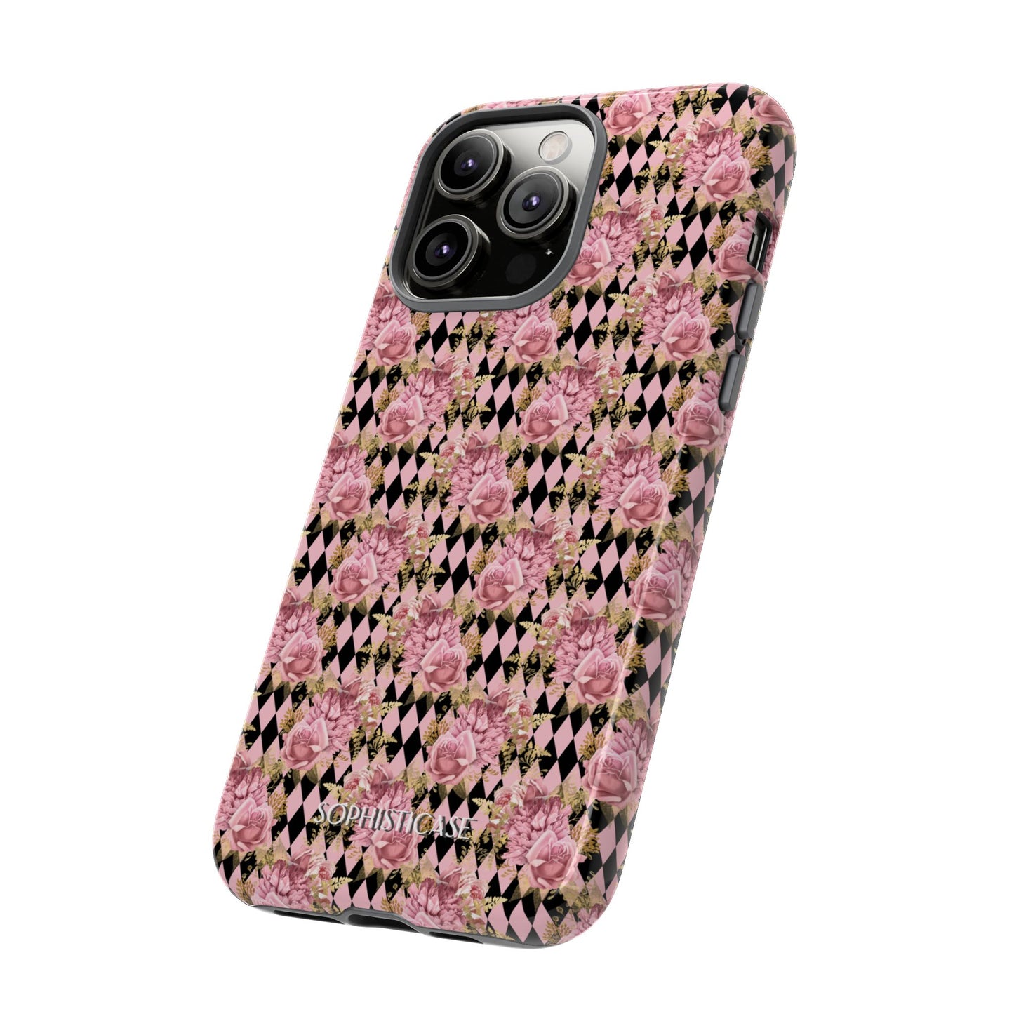 Rose Diamond Romance in Isolde - iPhone Case