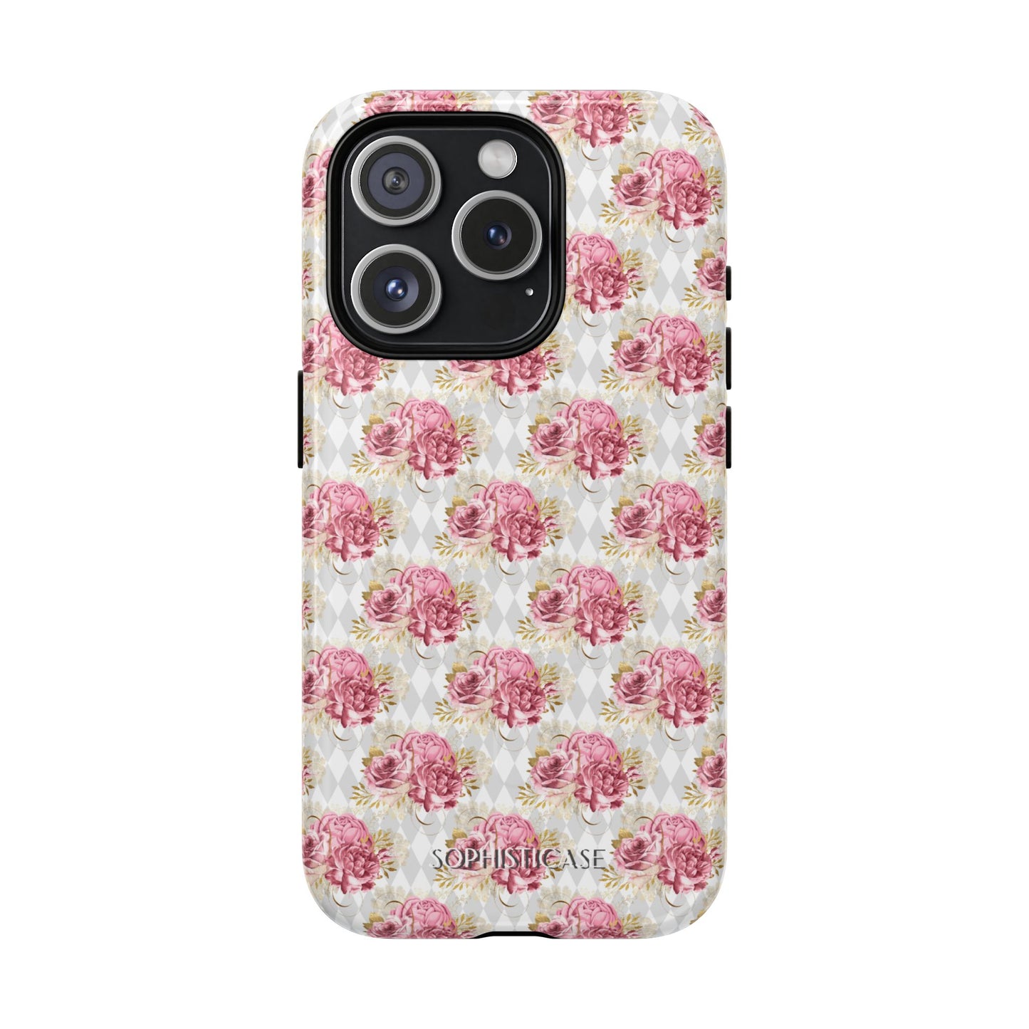 Rose Diamond Romance in Colette - Magsafe Phone Case