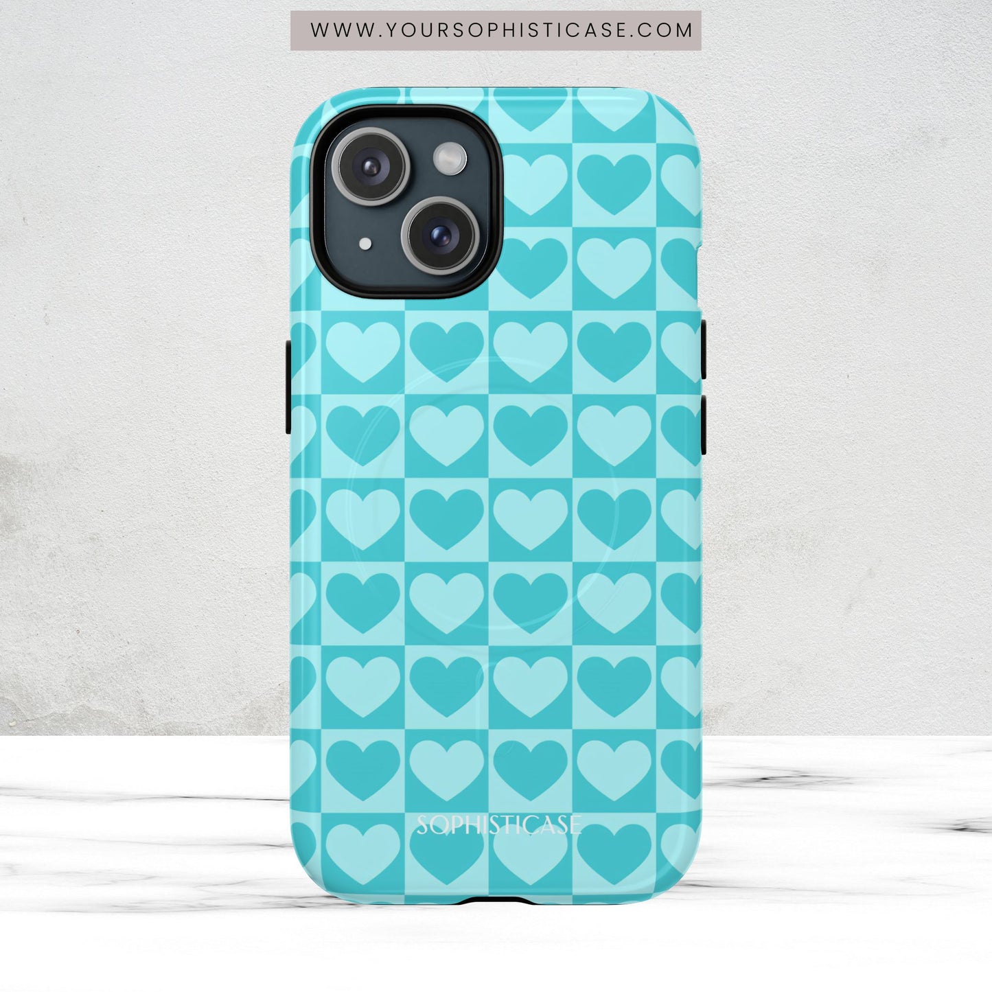 Tough Love in Aqua - Magsafe Case
