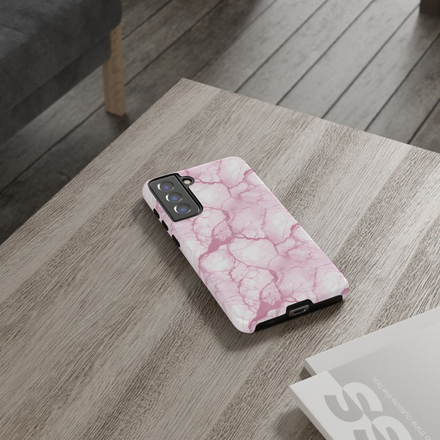 Marble Opulence in Pink - Tough Phone Case
