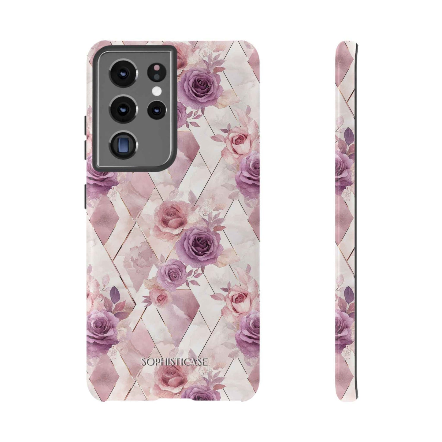 Royal Floral in Mauve Rose - Tough Phone Case