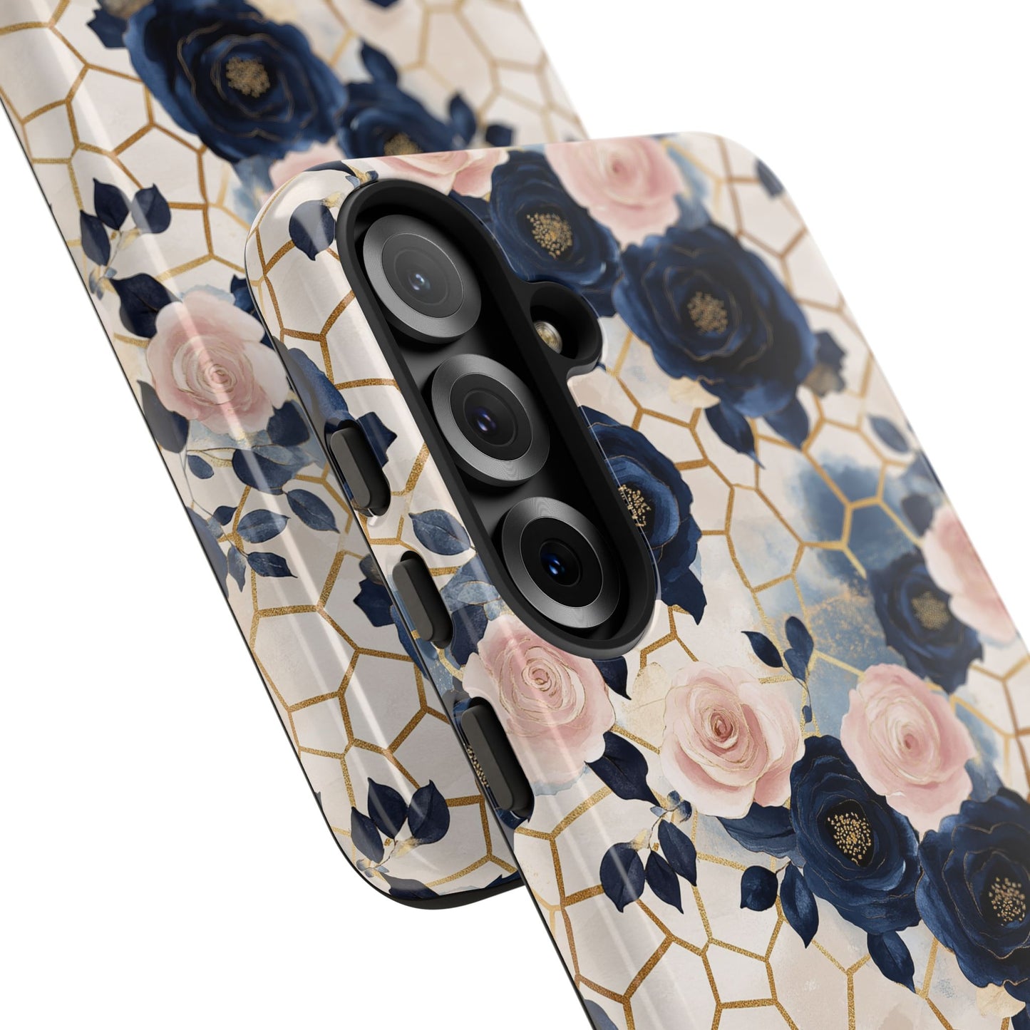 Royal Floral in Navy Hive - Tough Phone Case