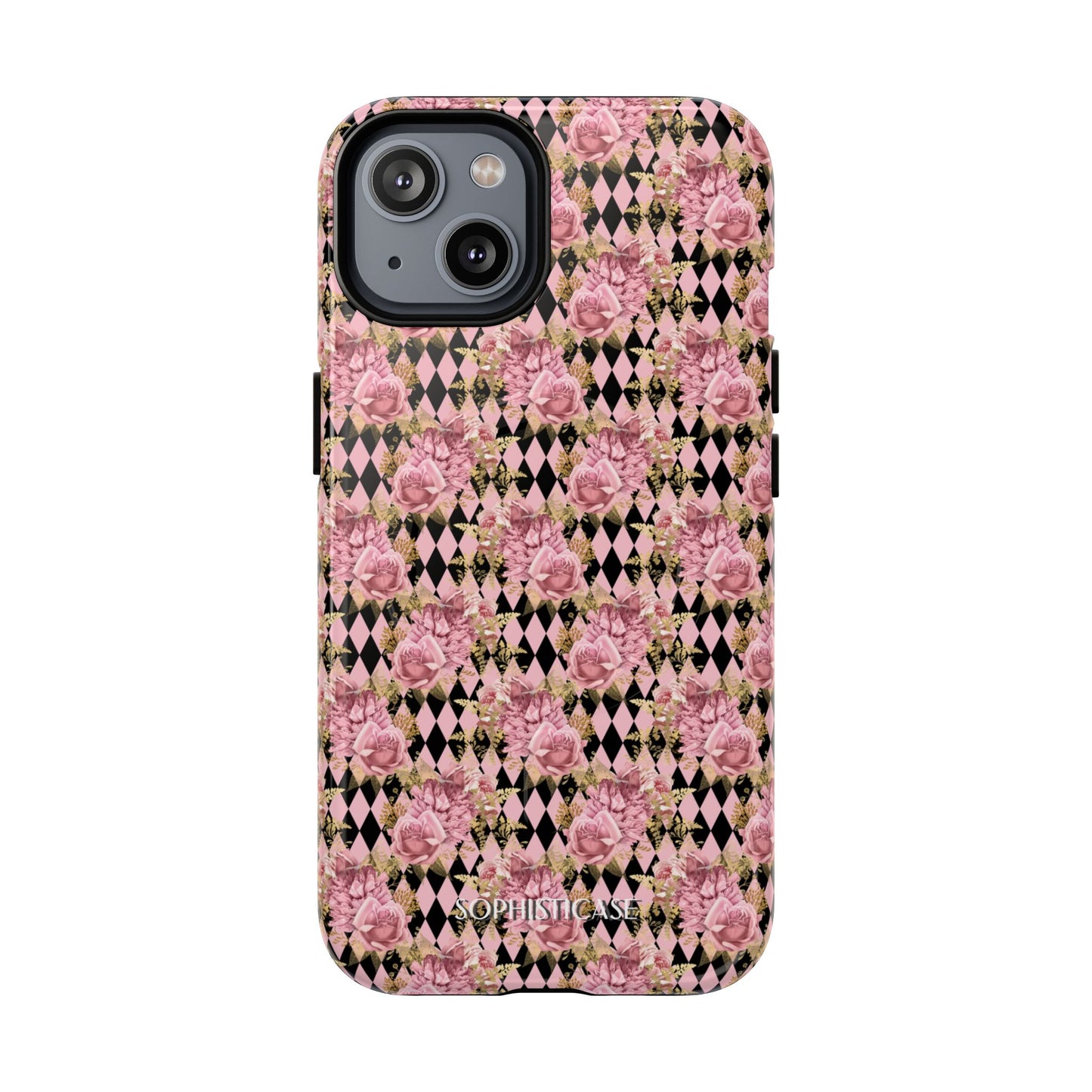 Rose Diamond Romance in Valentina - Magsafe Phone Case
