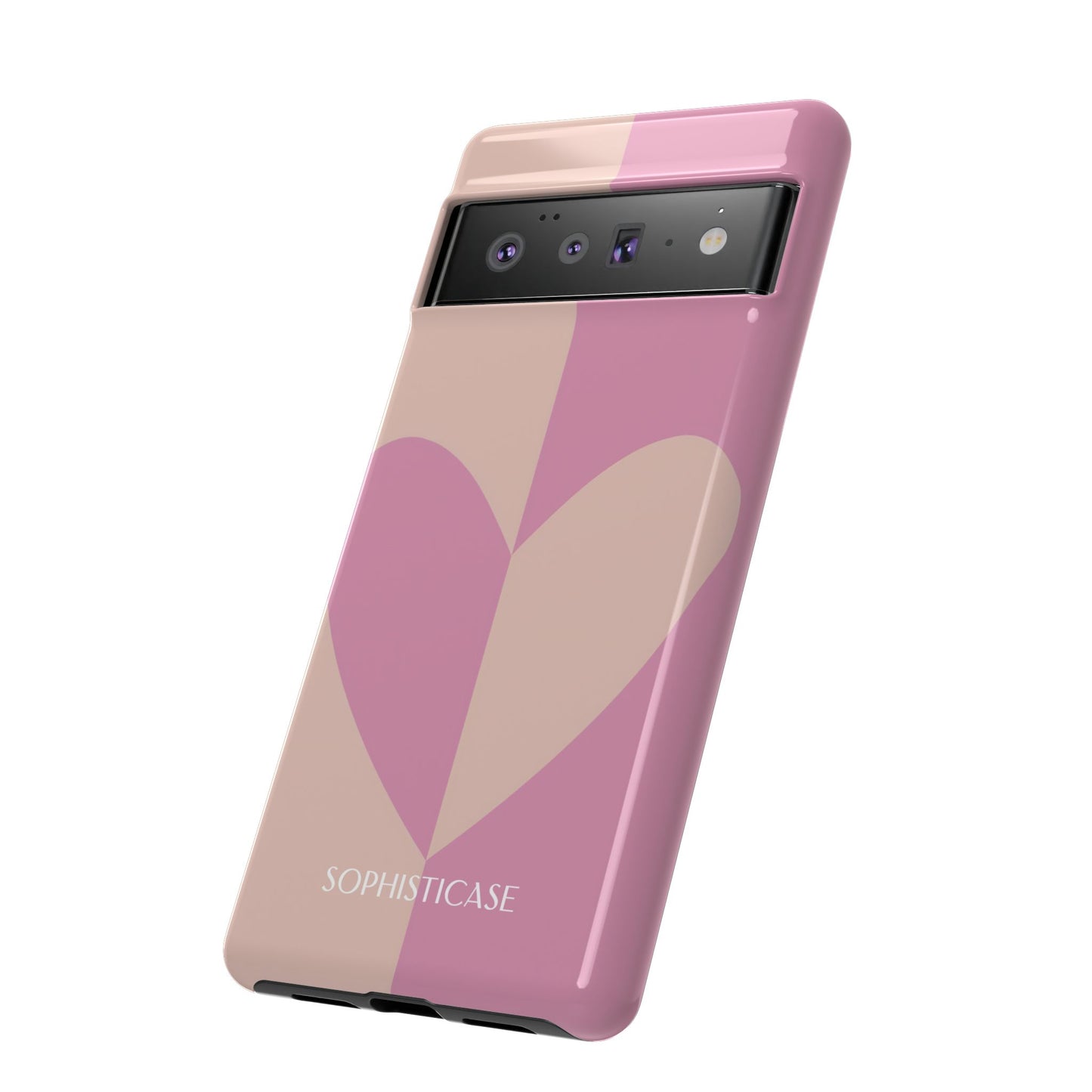 Be Mine in Pink and Brown - Tough Phone Case for Google Pixel - Sophisticase