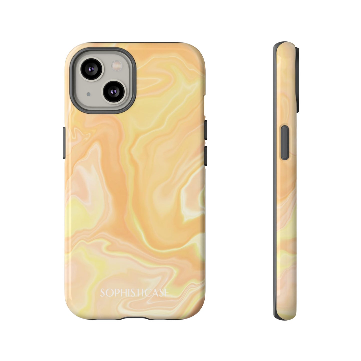 Liquid Magic in Yellow Haze - Protective Phone Case for iPhone
