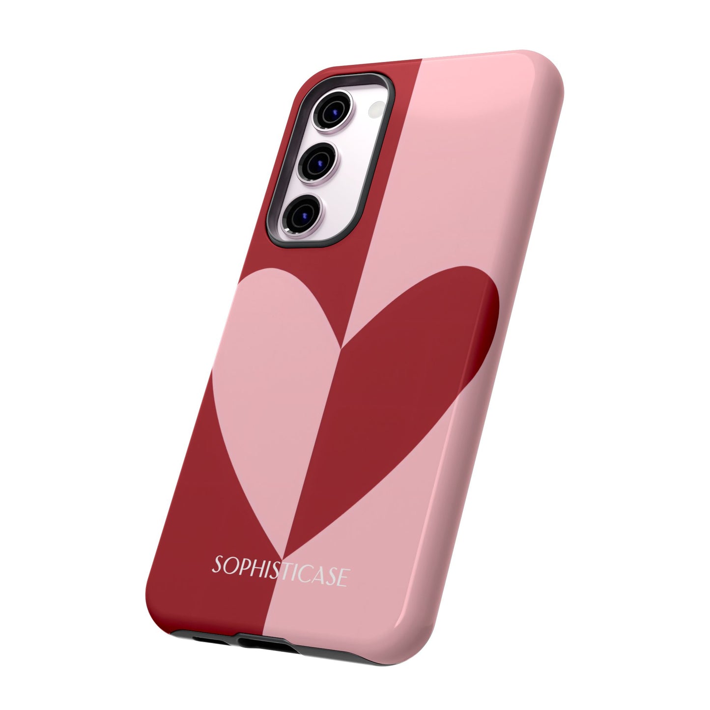 Be Mine in Red and Pink - Protective Phone Case for Samsung Galaxy - Sophisticase