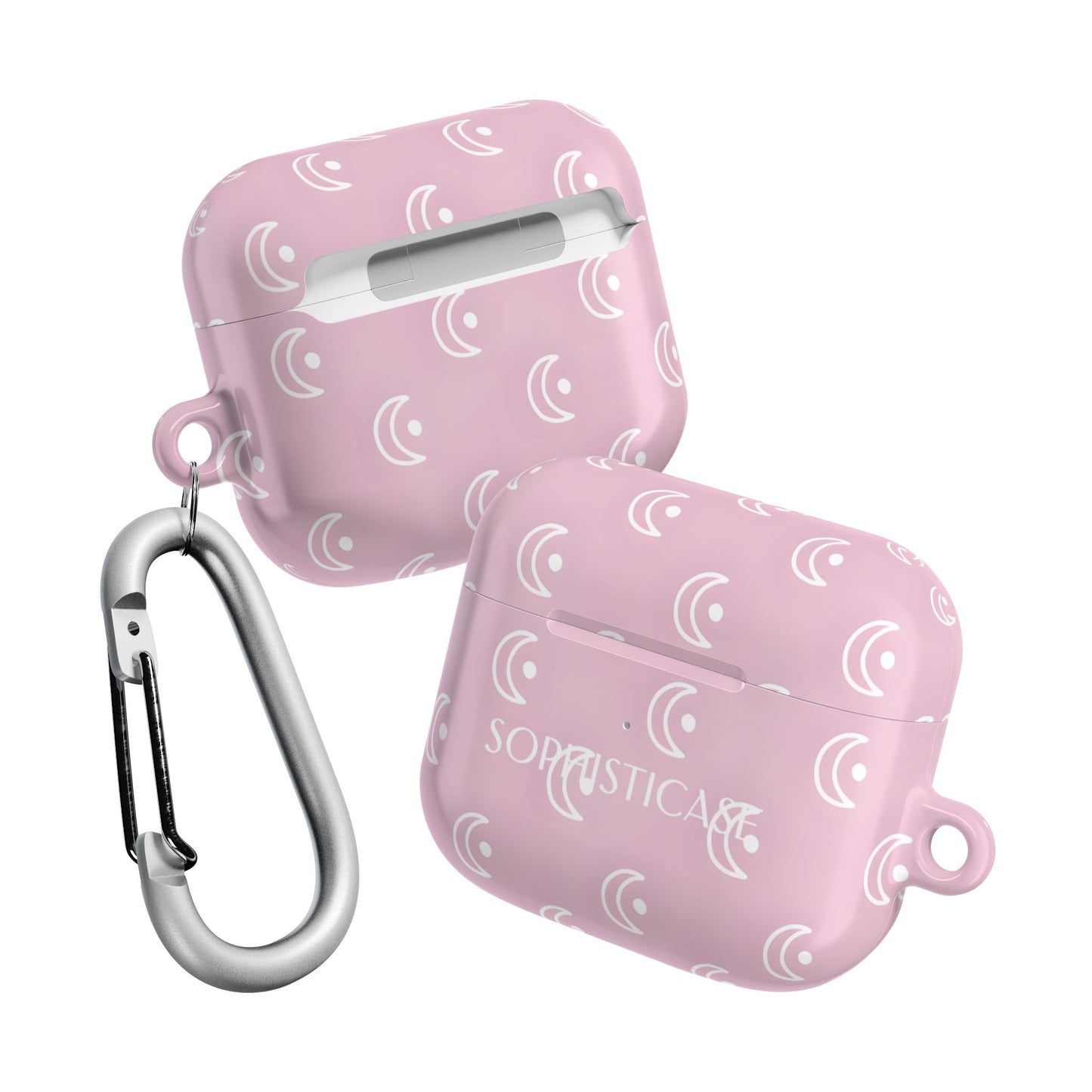 AirPod Cases - Moon Phase in Pink
