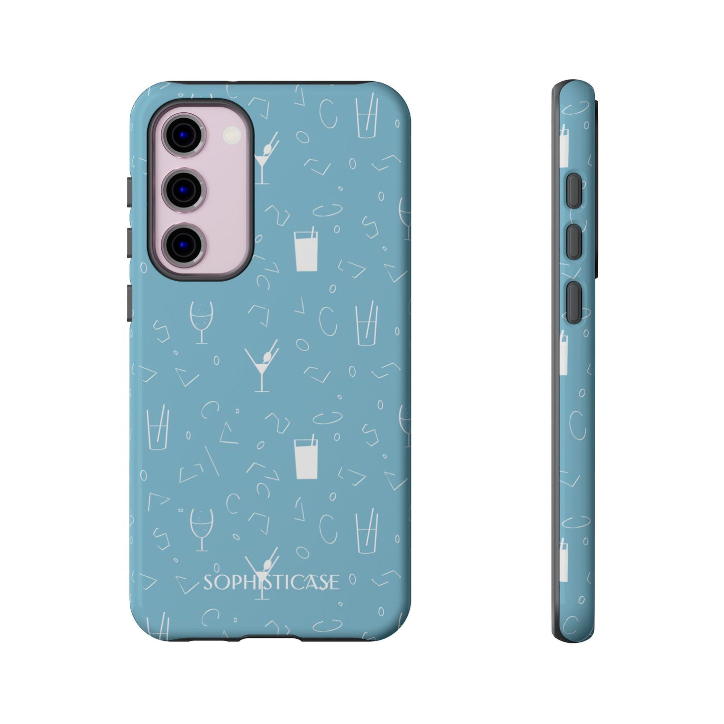 Cocktail Hour in Blue - Tough Phone Case for Samsung