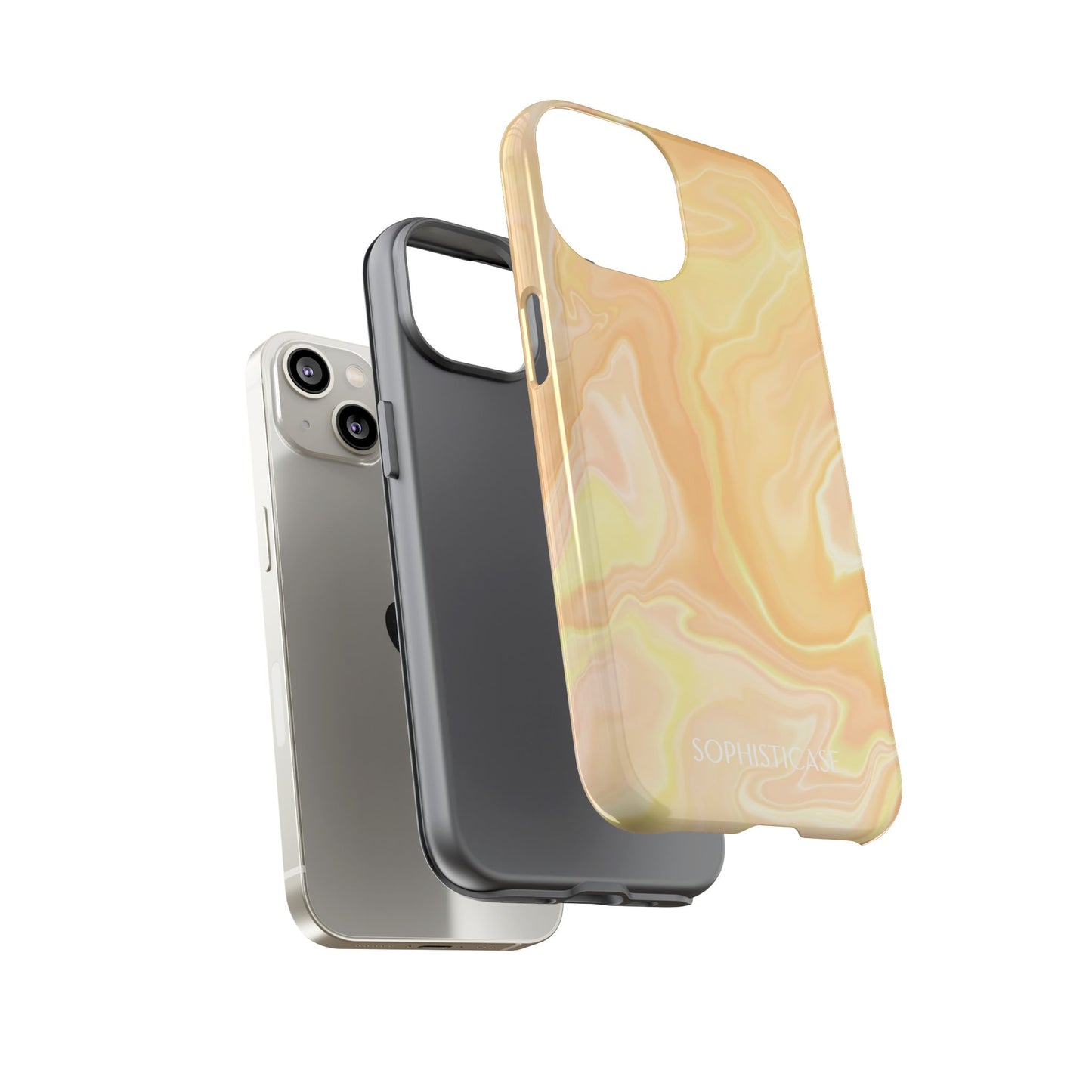 Liquid Magic in Yellow Haze - iPhone Case