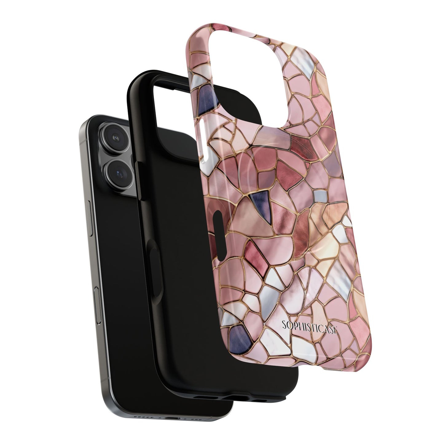 Rose' Runway in Pink Mosaic - Magsafe Case
