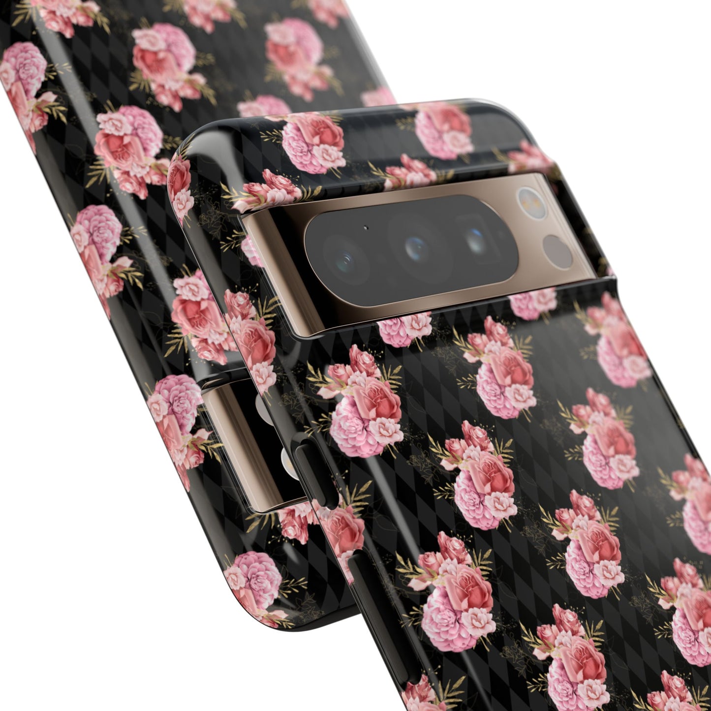 Rose Diamond Romance in Vivienne - Tough Phone Case