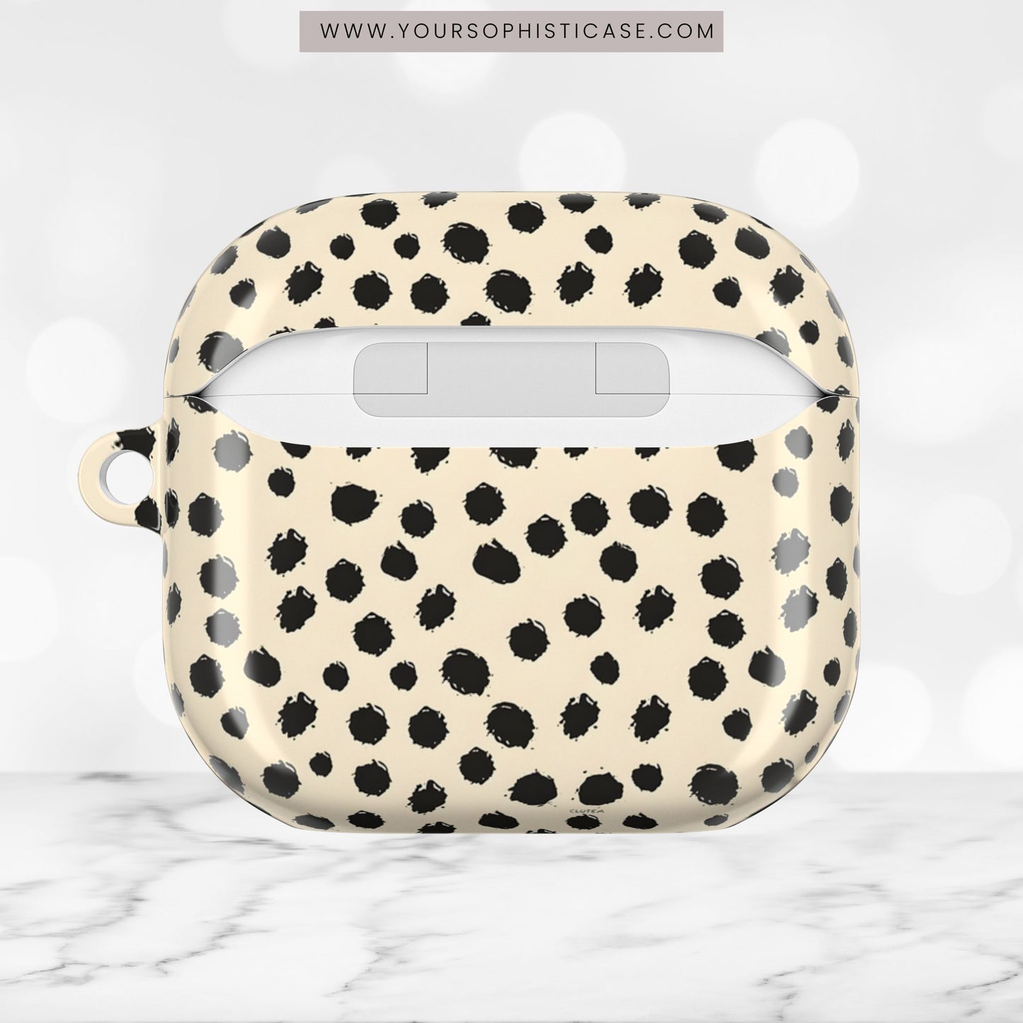 AirPod Cases - Cheetahs and Liars in Beige