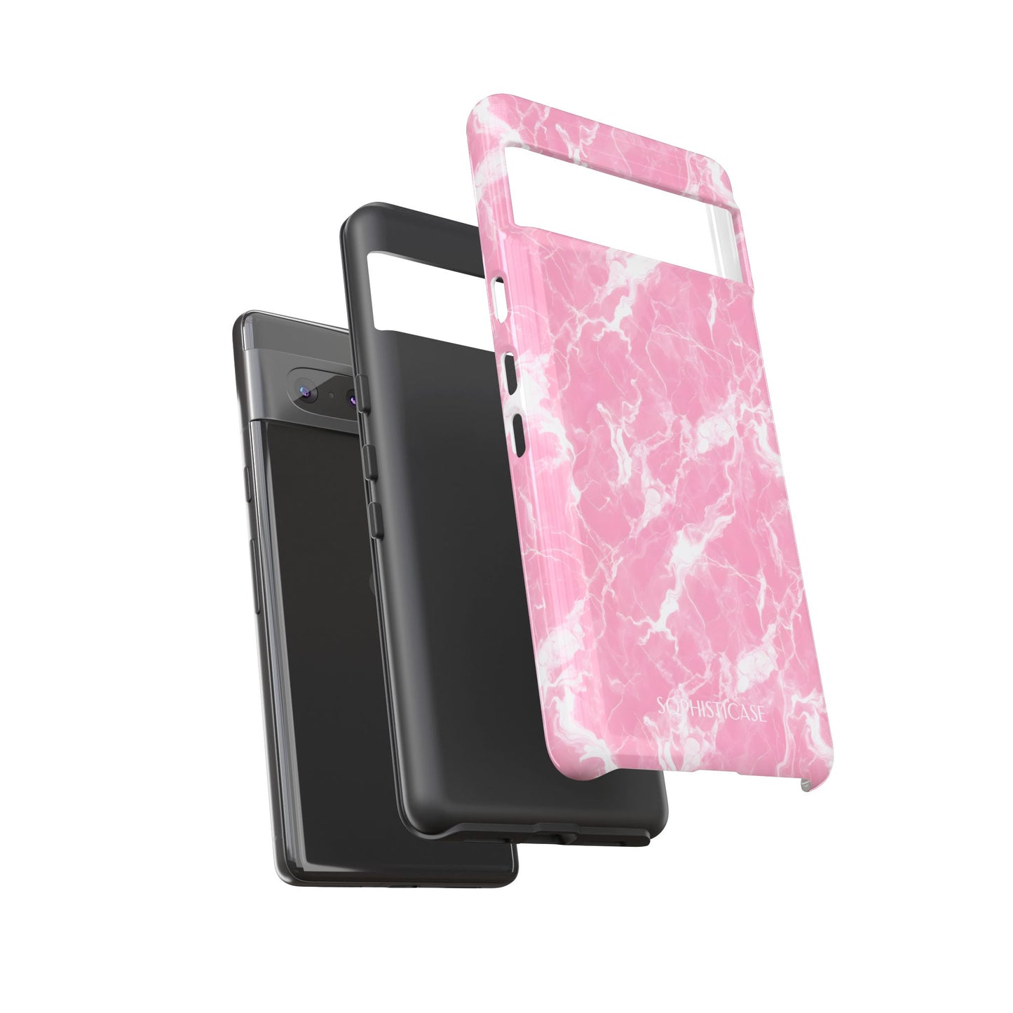 Marble Crush in Pink - Tough Phone Case