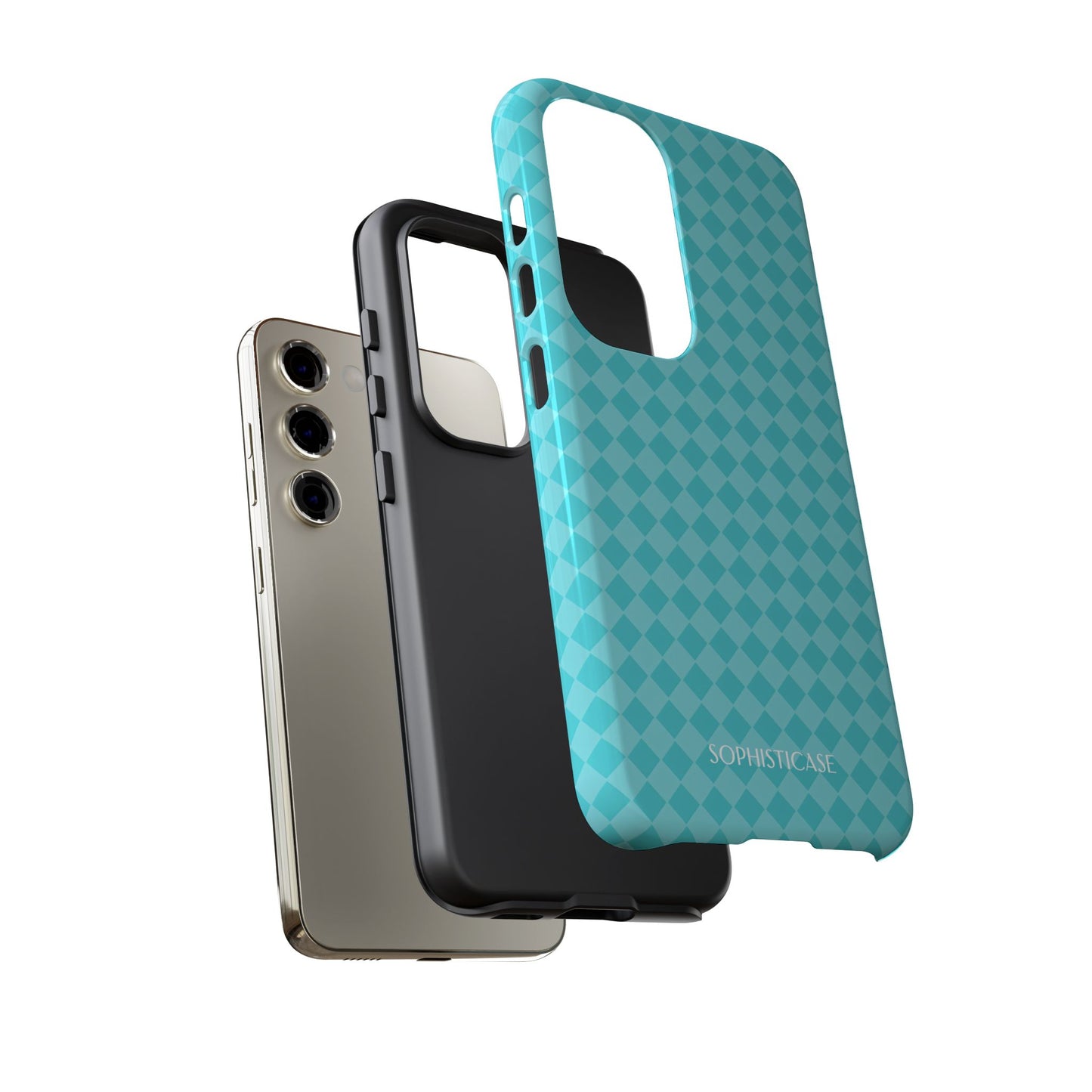 Diamond Diva in Aqua - Samsung Galaxy Case