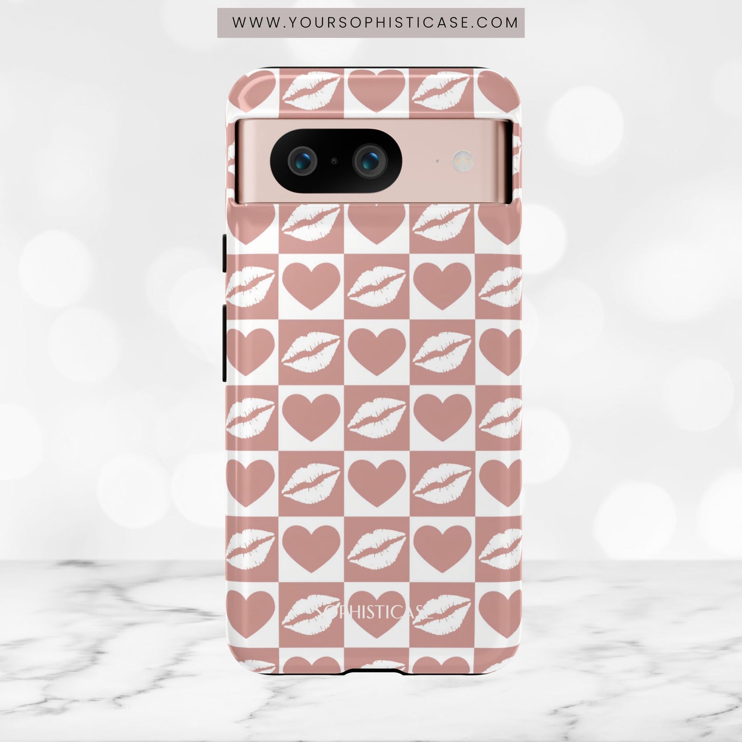 Belle Amie in Neutral Brown - Tough Phone Case