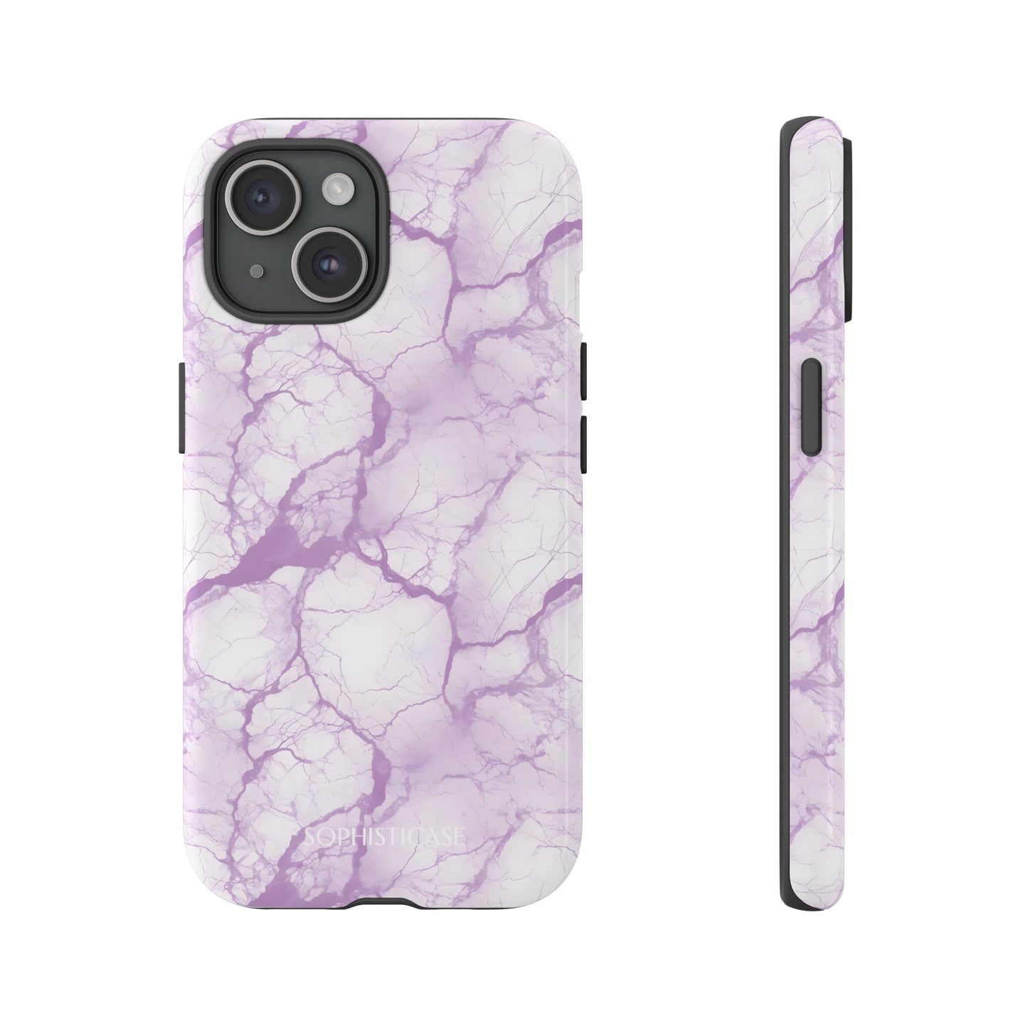 Marble Opulence in Purple - Tough Phone Case