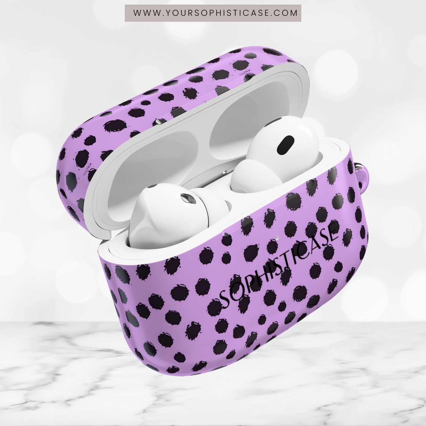 AirPod Cases - Cheetahs and Liars in Purple