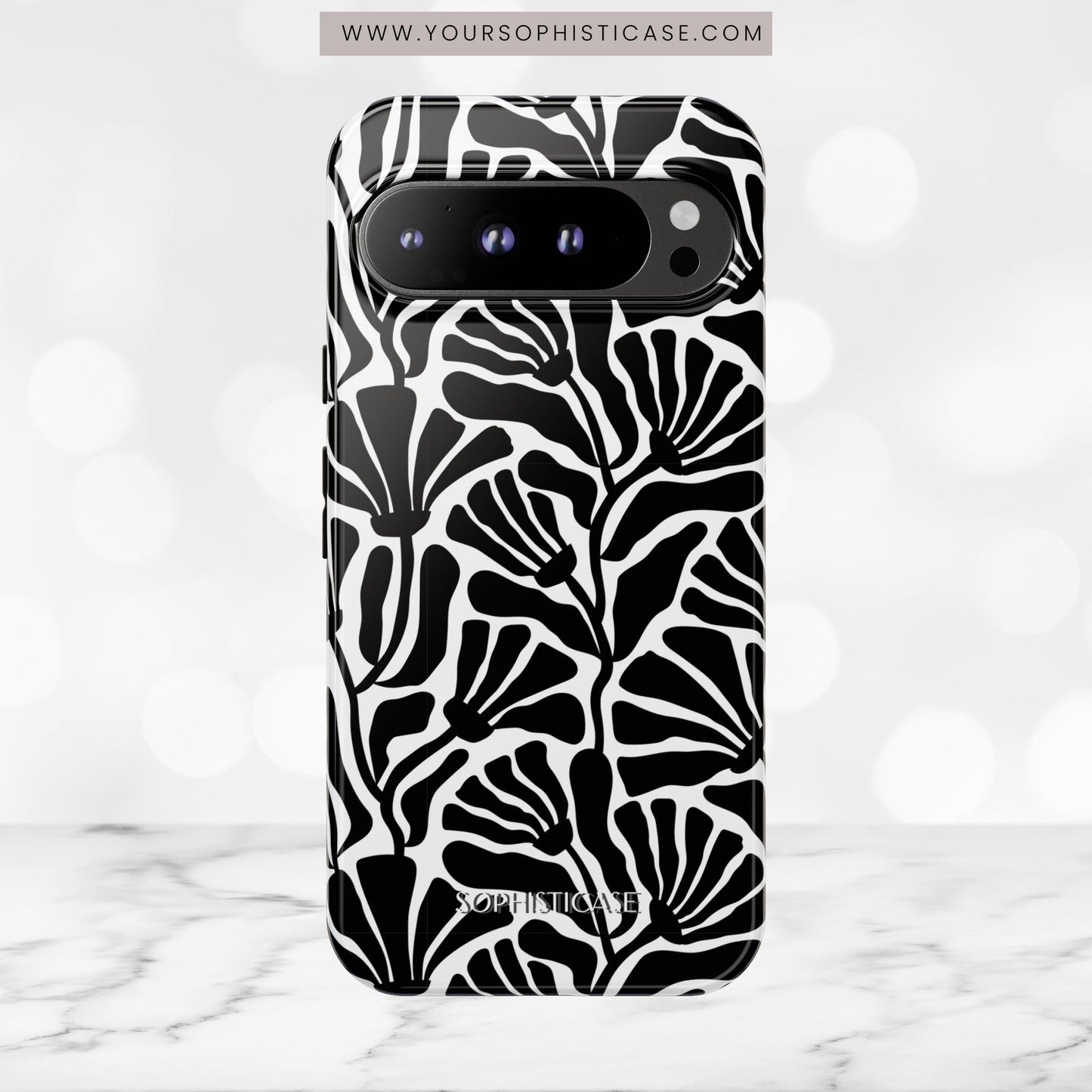 Dark Thoughts in Urban Vine - Tough Phone Case